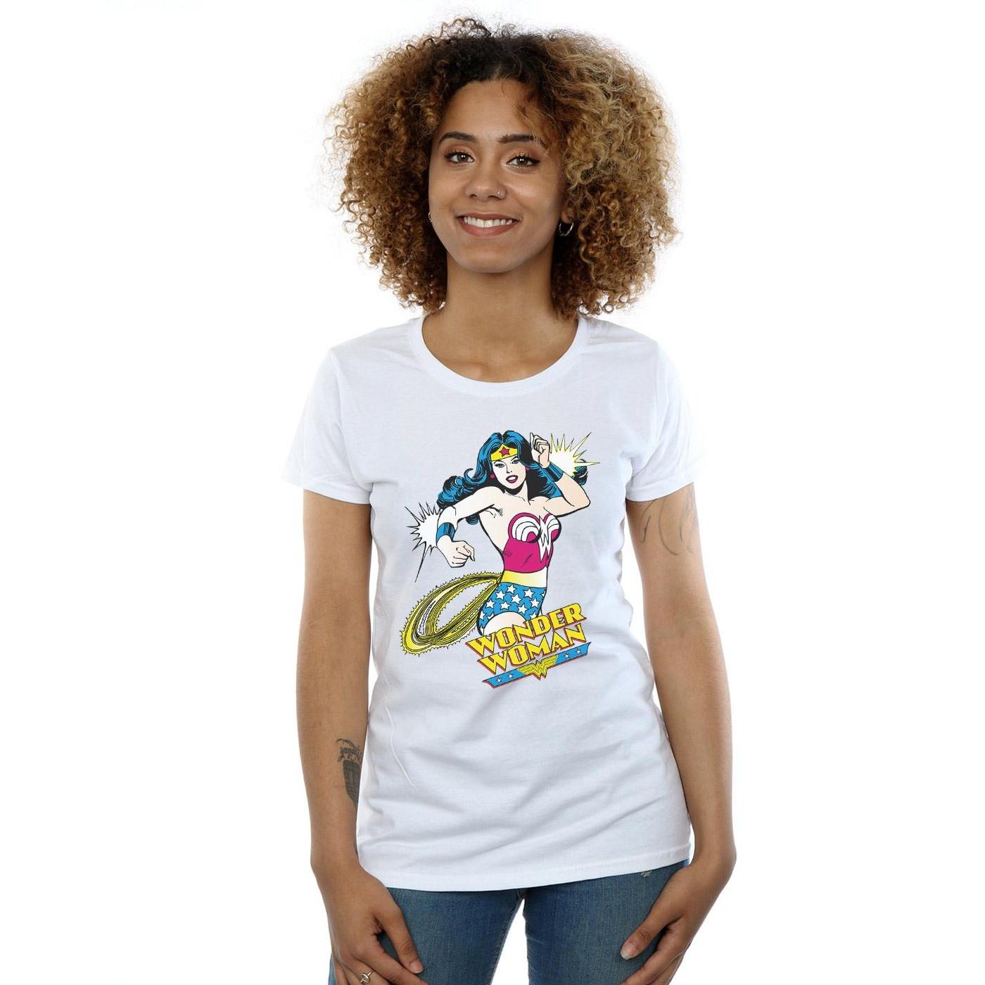 Wonder Woman Wonder Woman Lasso Logo Print T-Shirt