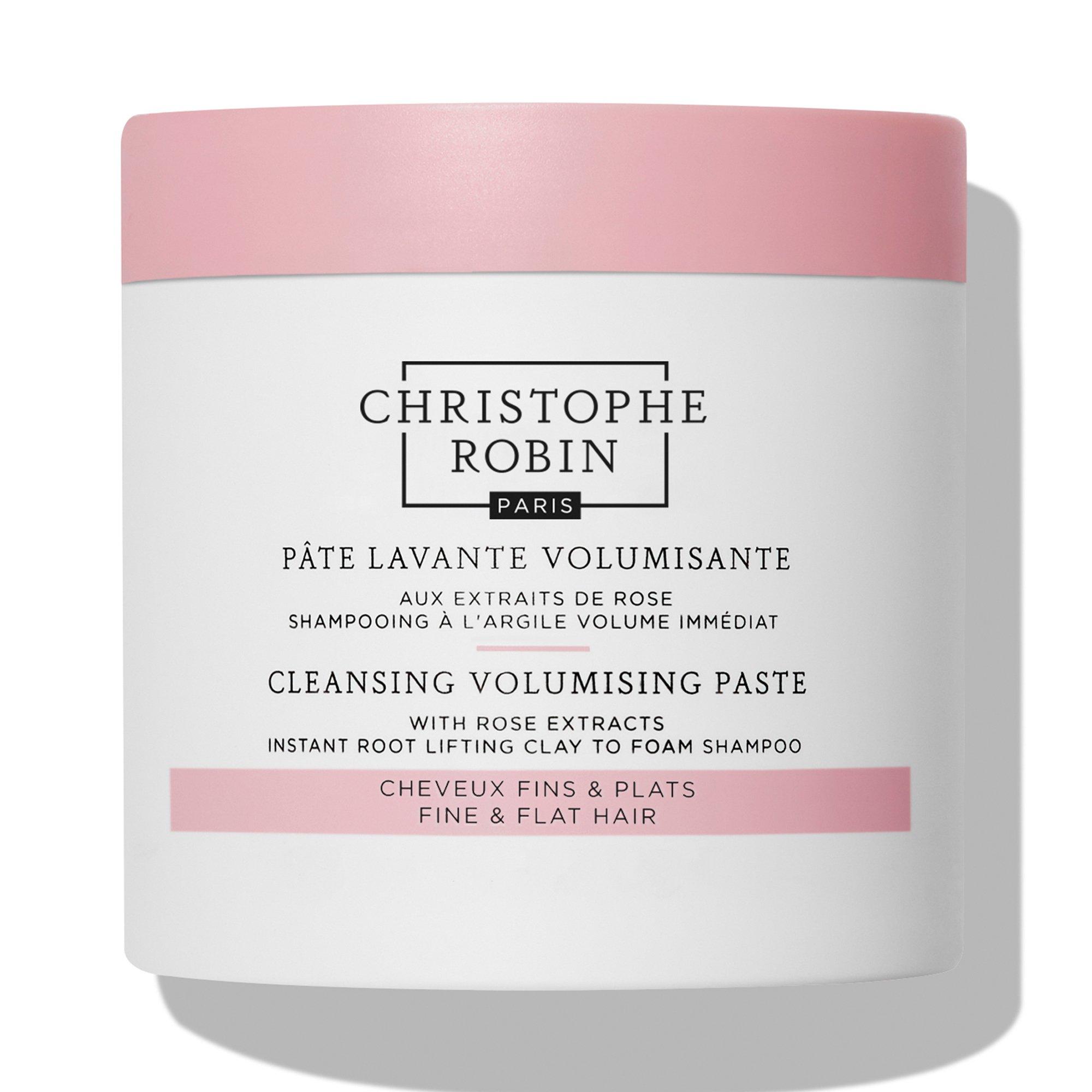 Christophe Robin Cleasing Volumizing Paste with Rose Extrats Pâte Lavante Volumisante aux Extraits de Rose