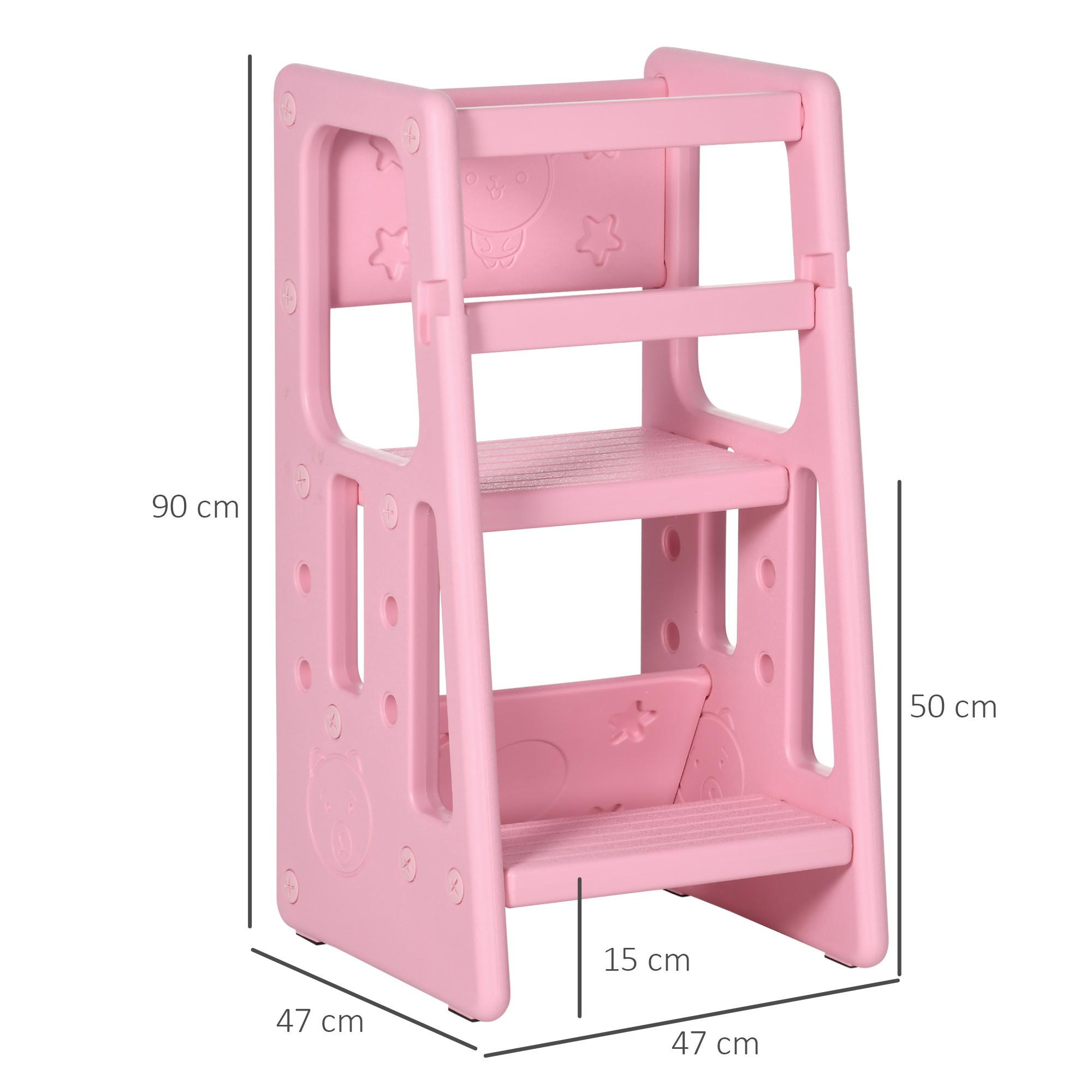 HOMCOM Lernturm Kinder-Tritthocker