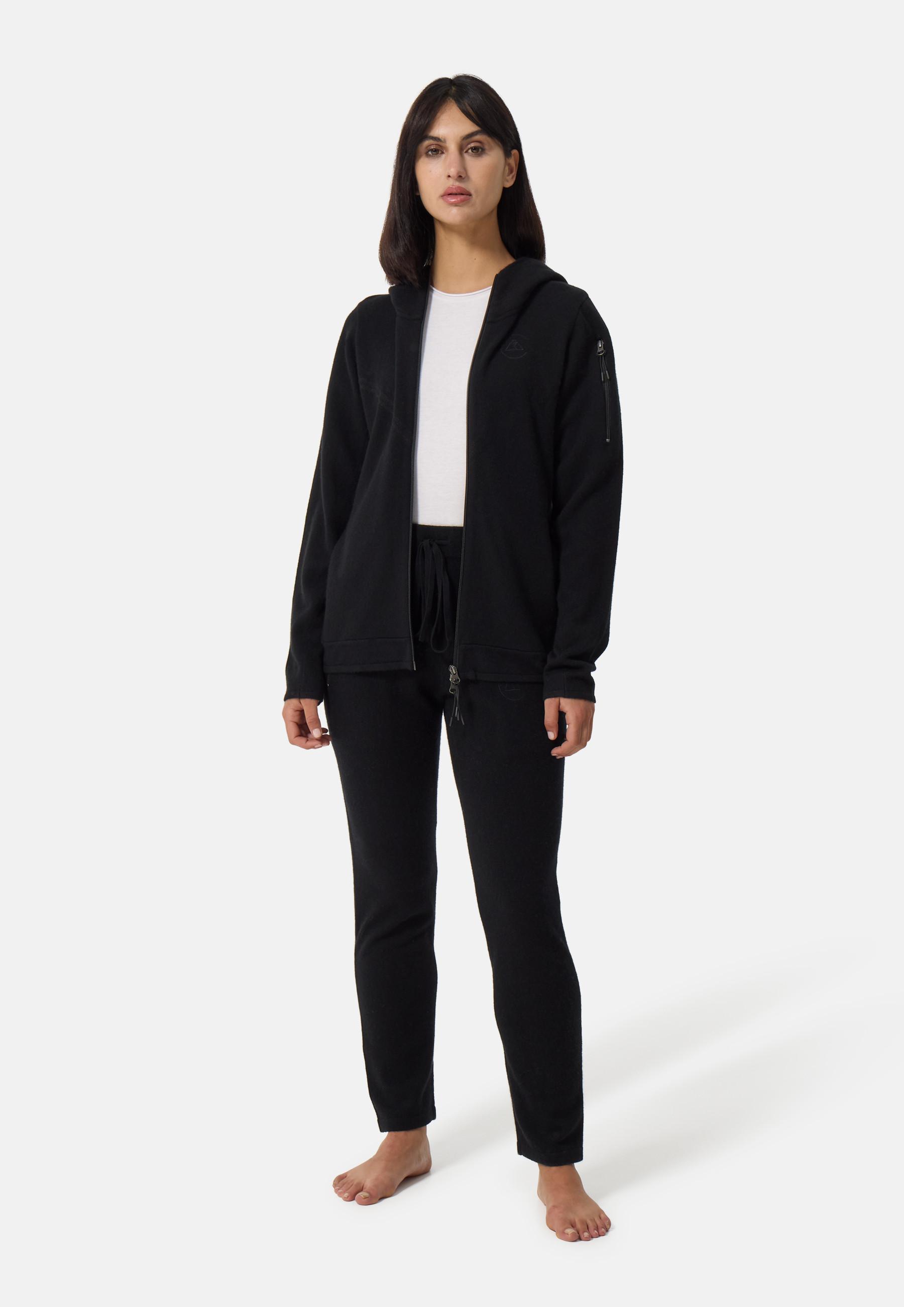 CASH-MERE.CH Unisex Wolle Kaschmir Trainerjacke