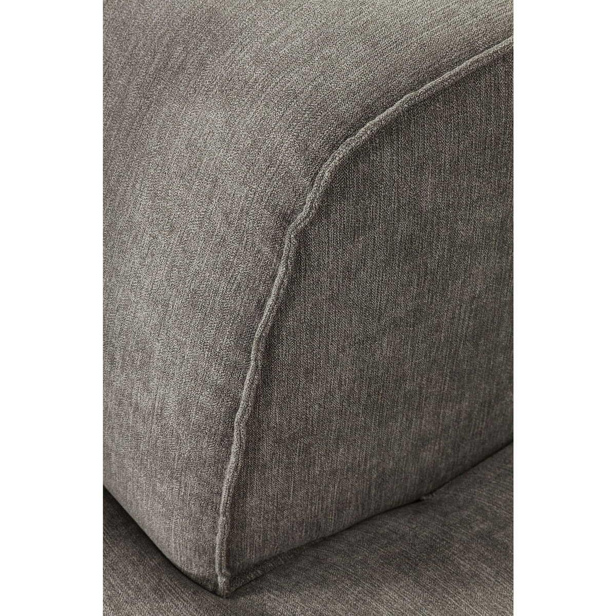 KARE Design Infinity Ottomane Semi Elements Grau Rechts