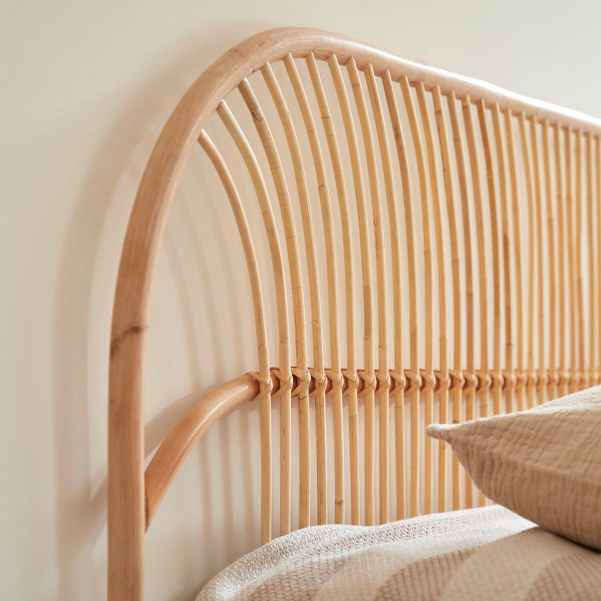 Tikamoon Bett-Kopfteil aus Rattan 200 cm Colette