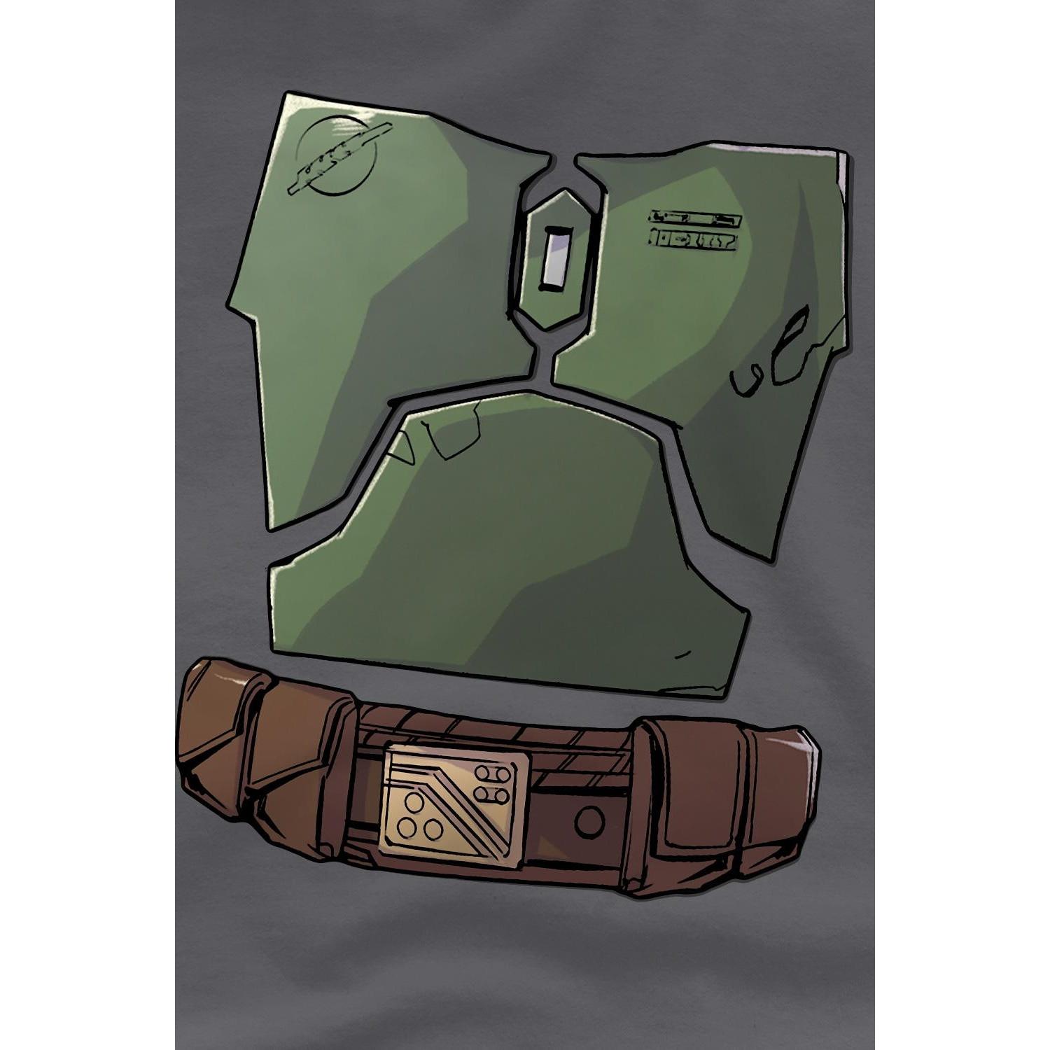 STAR WARS T-Shirt mit Boba Fett Rüstungsdruck