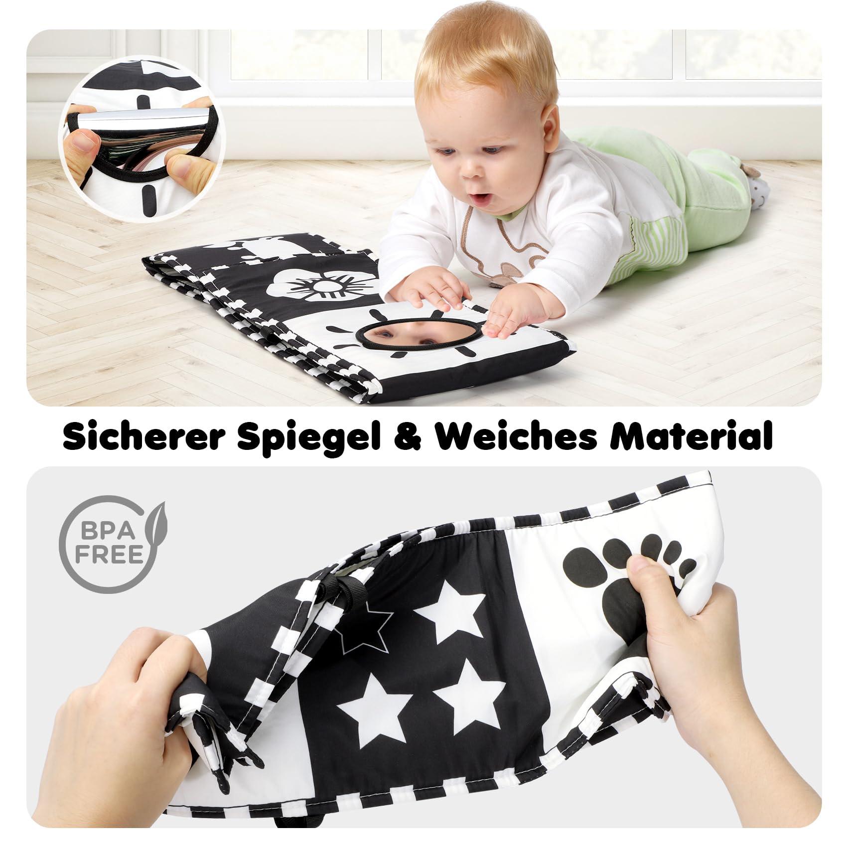 Activity-board Babybuch Kontrast-Bilderbuch- Kontrast-Babyspielzeug