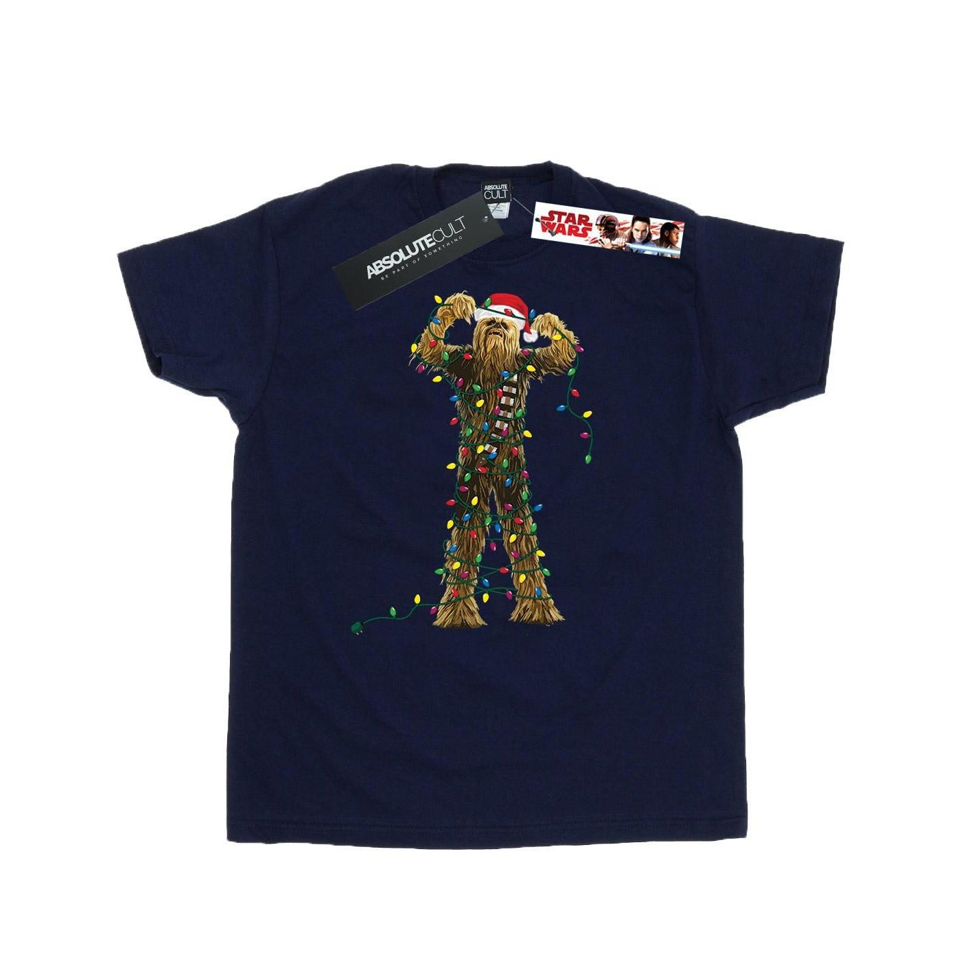 STAR WARS Star Wars Chewbacca Christmas Lights T-Shirt