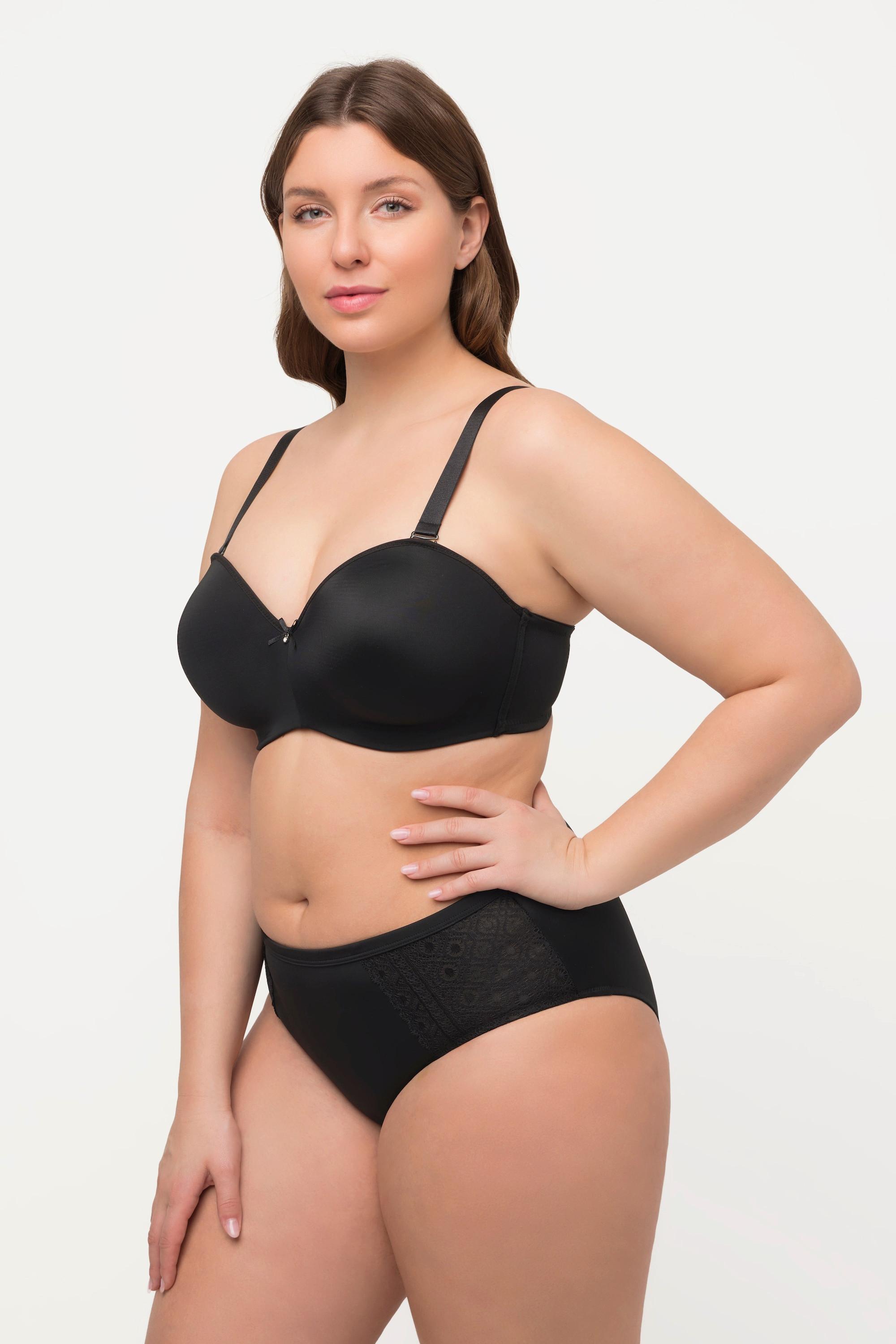 Ulla Popken Multiway-BH, Softcups, Träger abnehmbar, Cup C - E