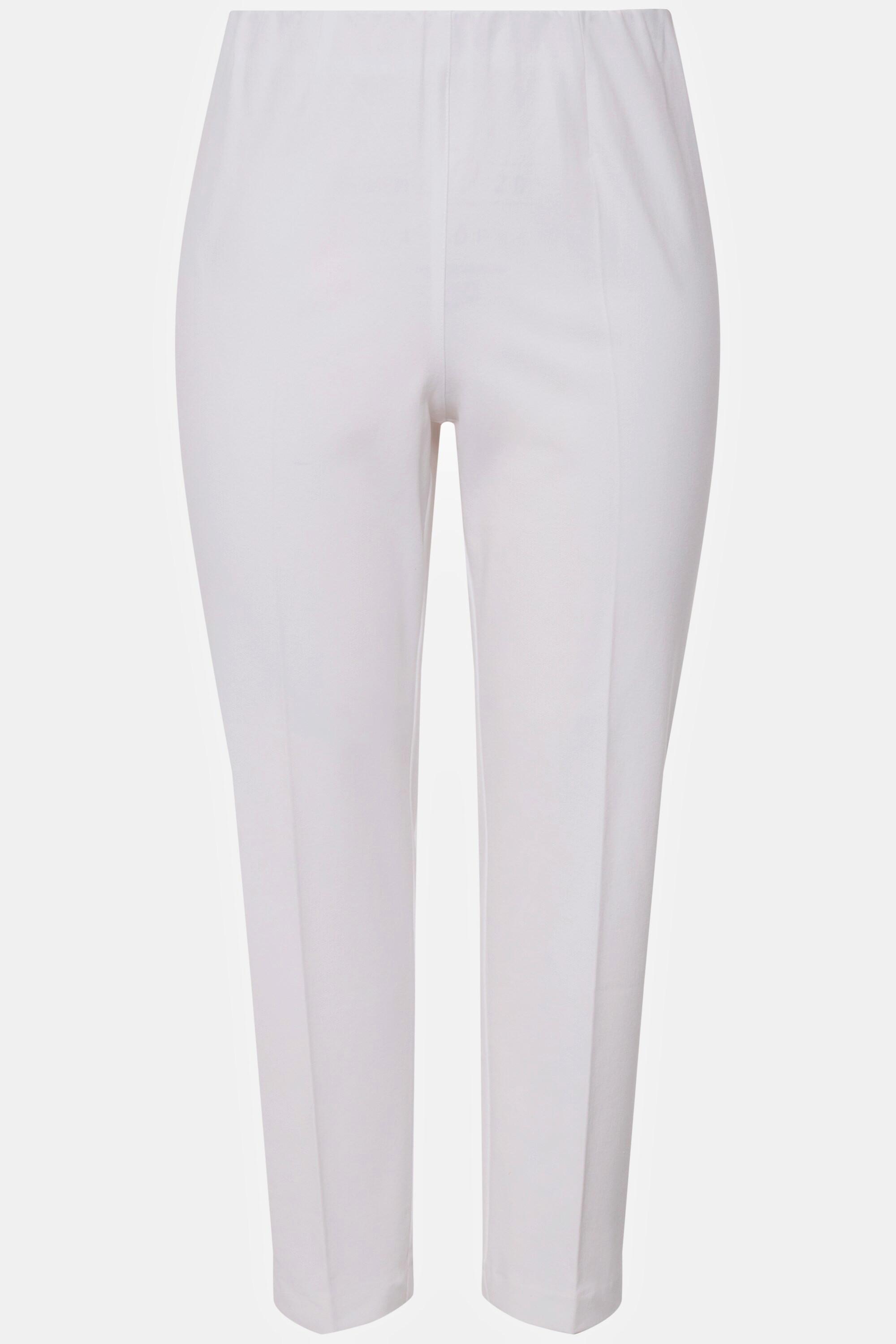 Ulla Popken 7/8 Hose Schmales Bein Elastikbund