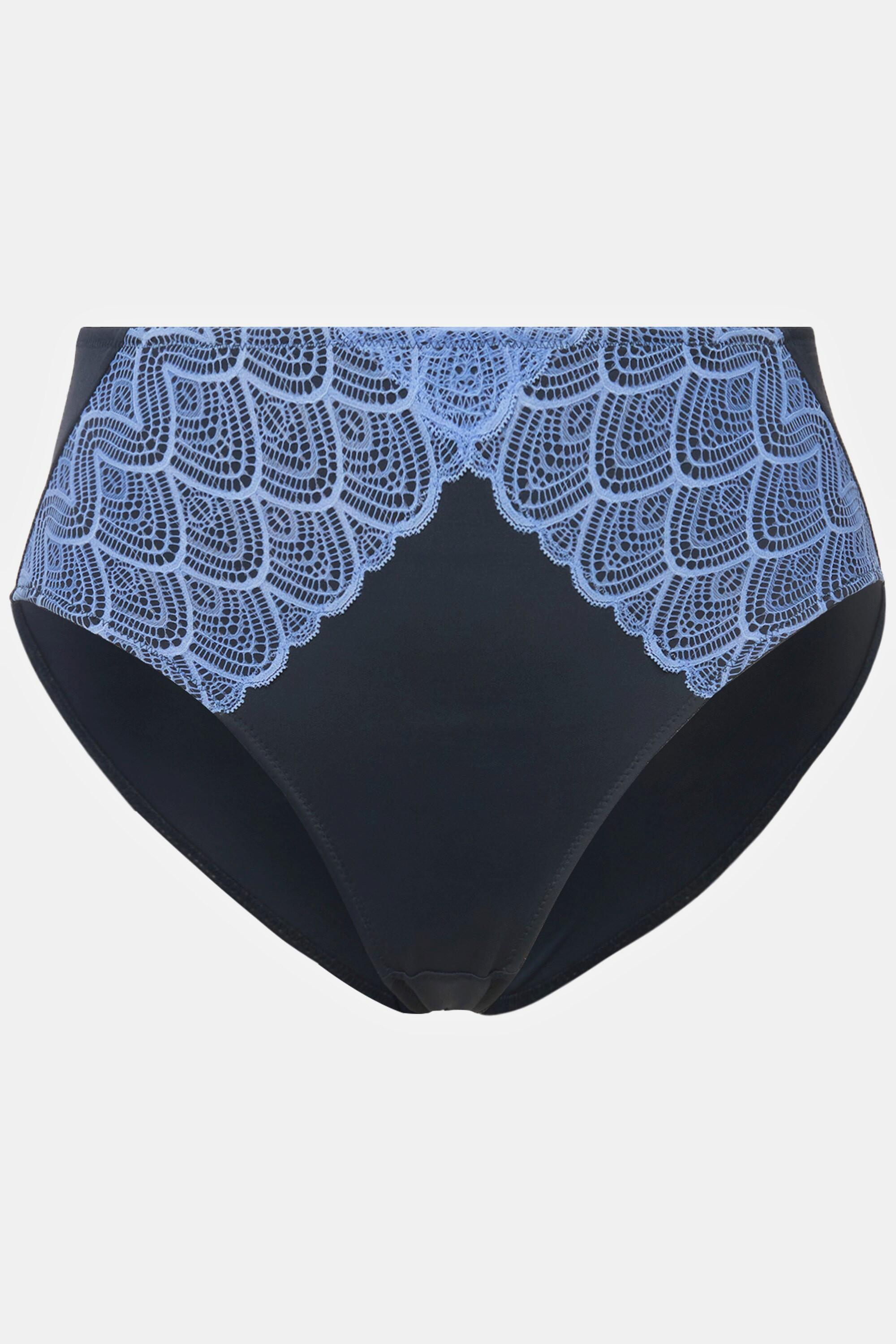 Ulla Popken Midislip, Spitzenbänder, Mikrofaser