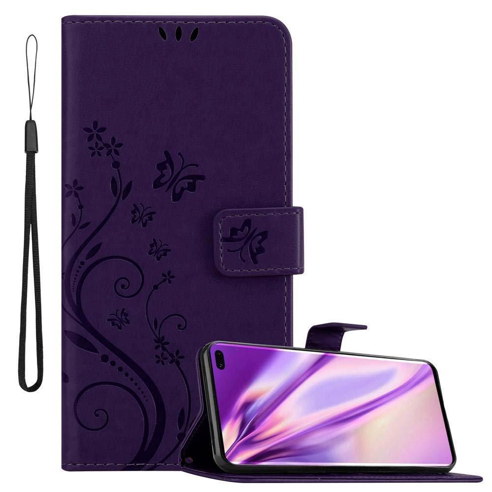 Cadorabo Hülle für Samsung Galaxy S10 PLUS Blumen Design Magnetverschluss