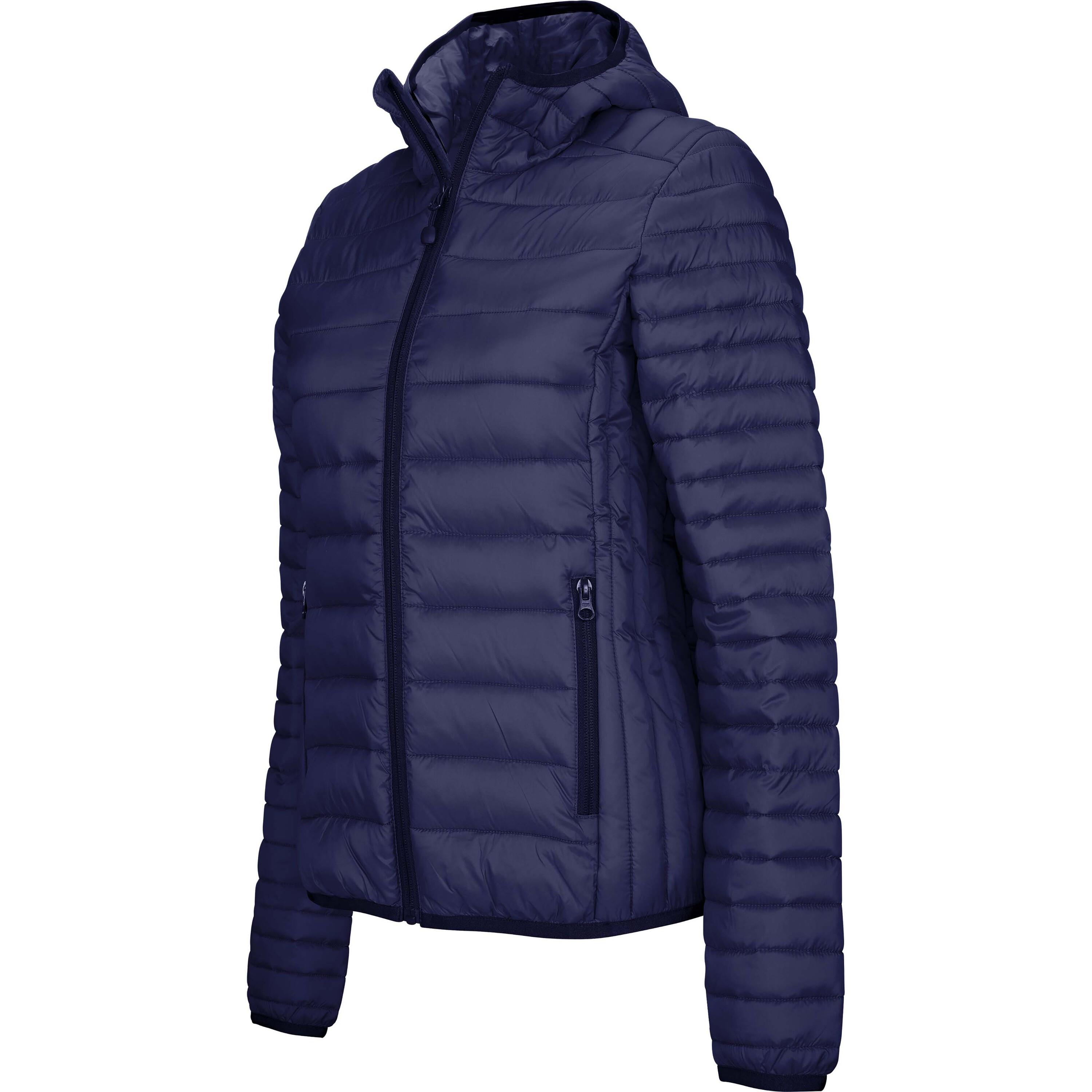 Kariban damen-daunenjacke légère capuche