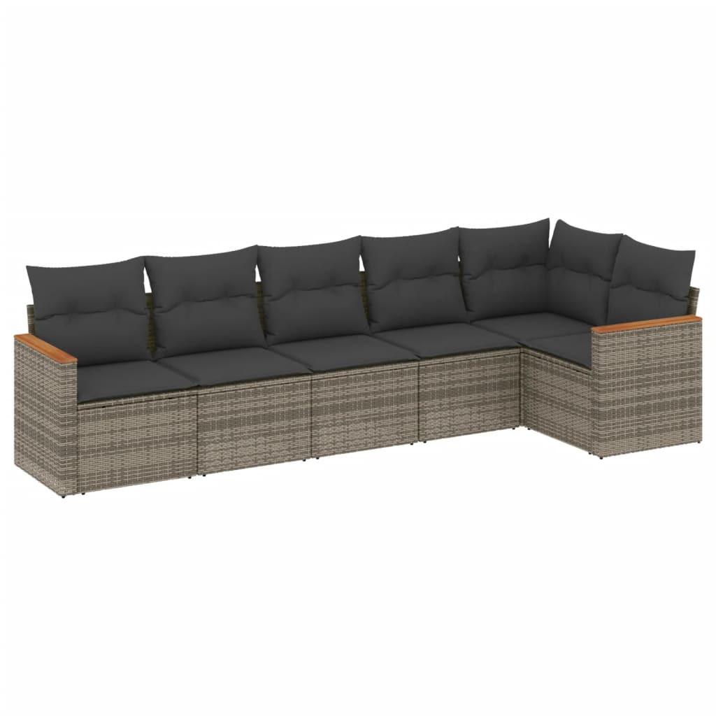 VidaXL Garten sofagarnitur poly-rattan