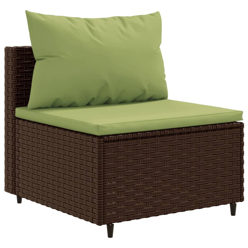VidaXL Gartensofagarnitur poly-rattan
