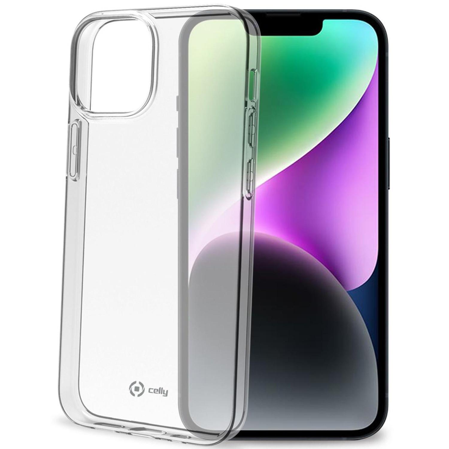 Celly Gelskin TPU Cover iPhone 14 Transparent