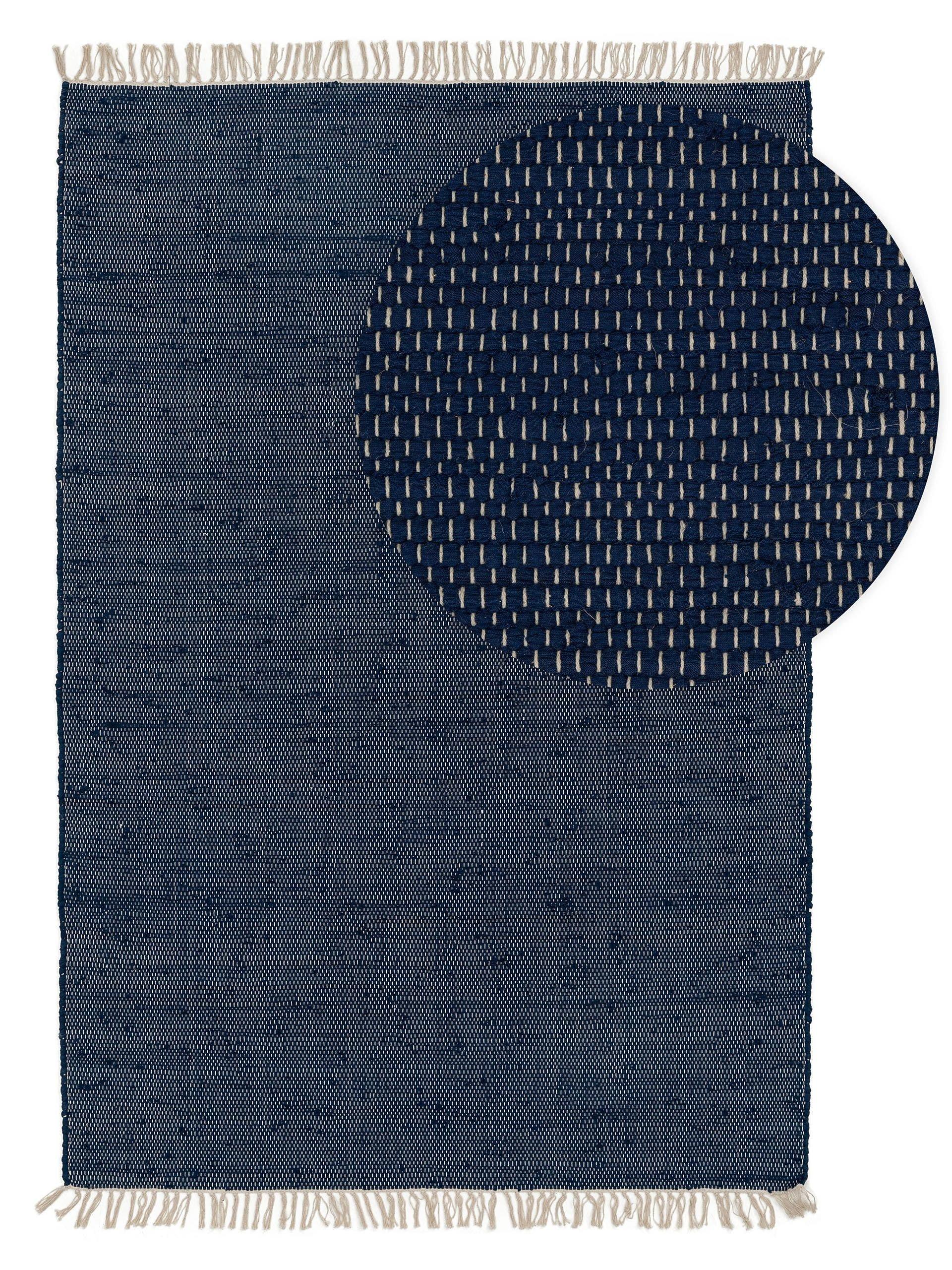 Benuta Teppich aus recyceltem Material Tom Dunkel
