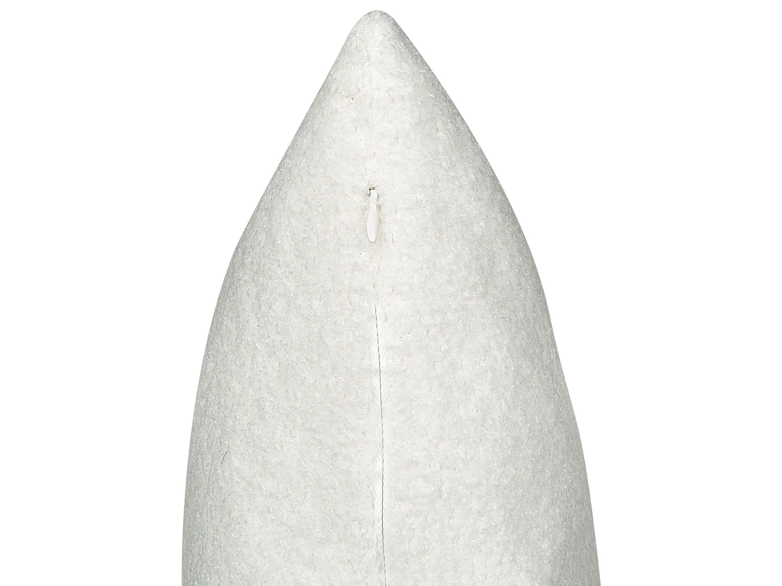 Beliani Dekokissen 2er Set aus Bouclé Klassisch LEUZEA