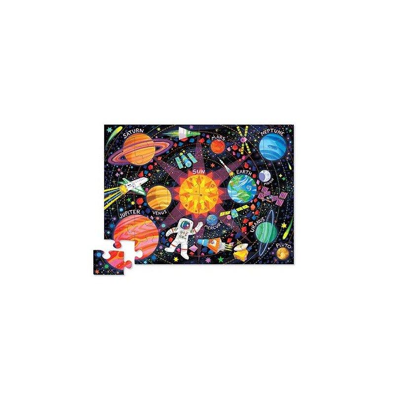 Crocodile Creek Shaped Puzzle, Weltraumforscher 36 pc