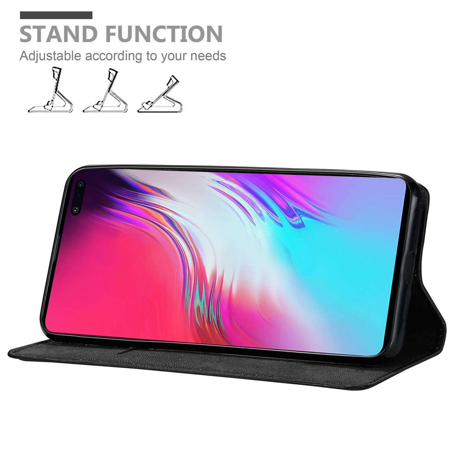 Cadorabo Hülle für Samsung Galaxy S10 5G Magnetverschluss, Kartenfach