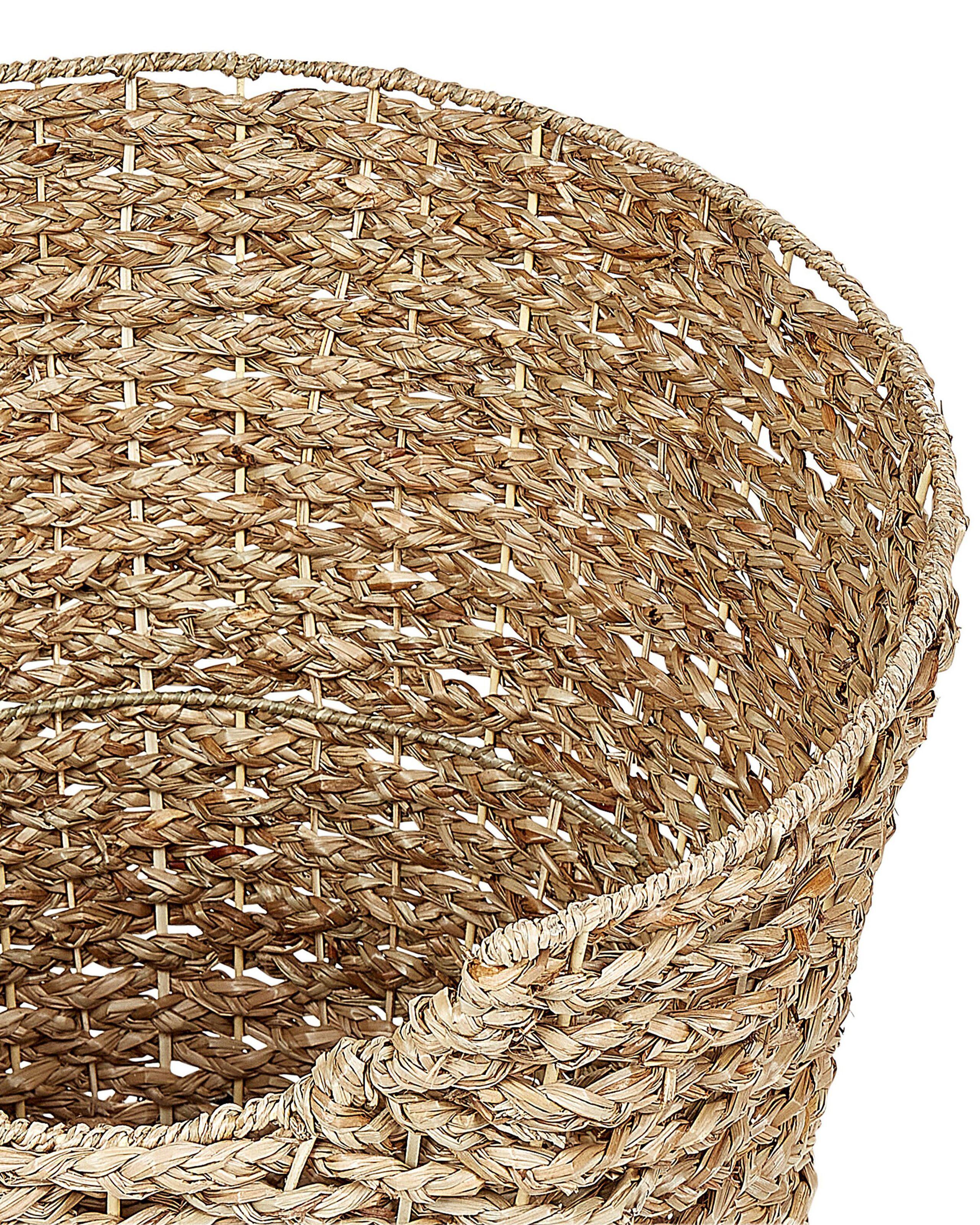 Beliani Korb aus Seegras Boho PAARL