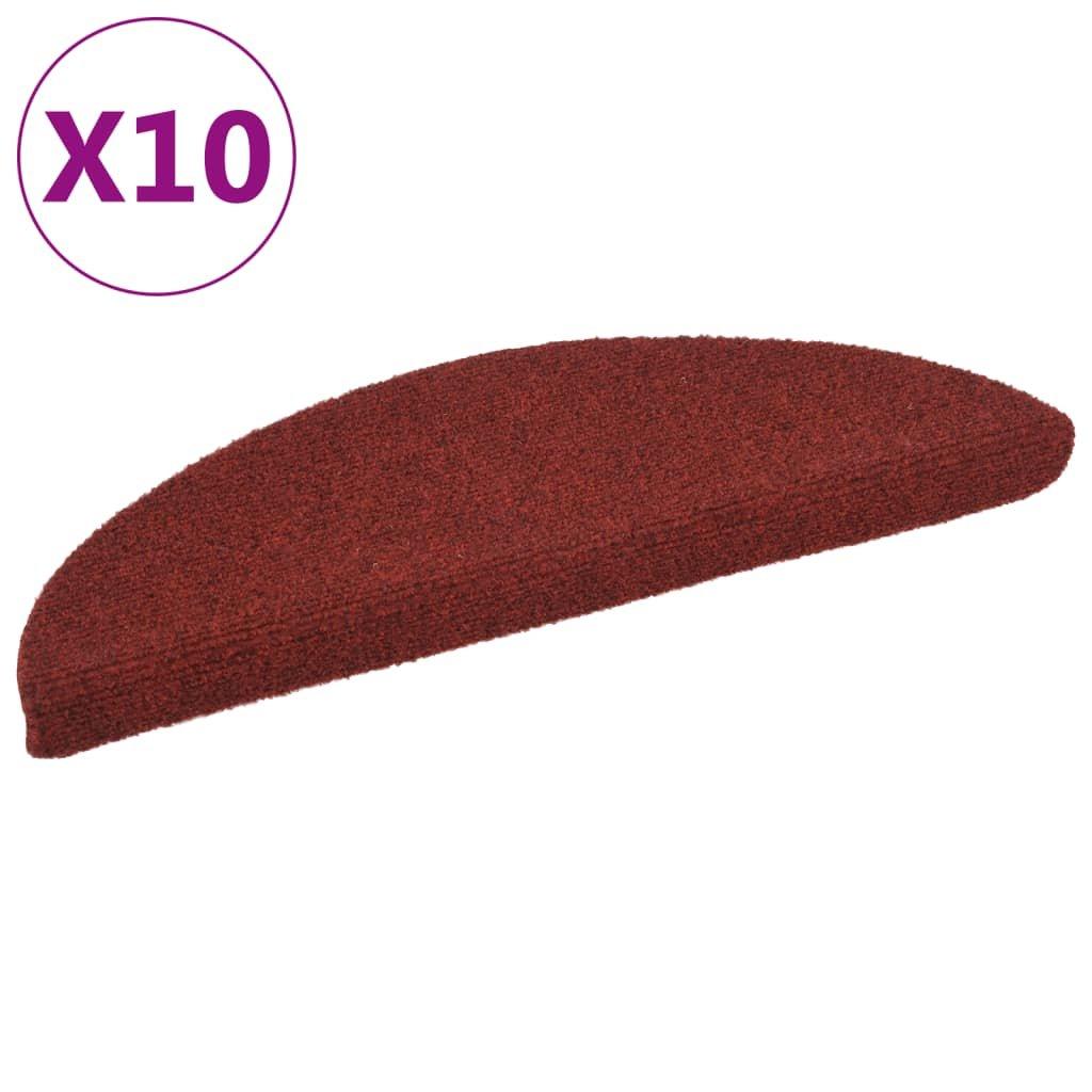 VidaXL Selbstklebende treppenmatten 10 stk. nadelvlies polypropylen