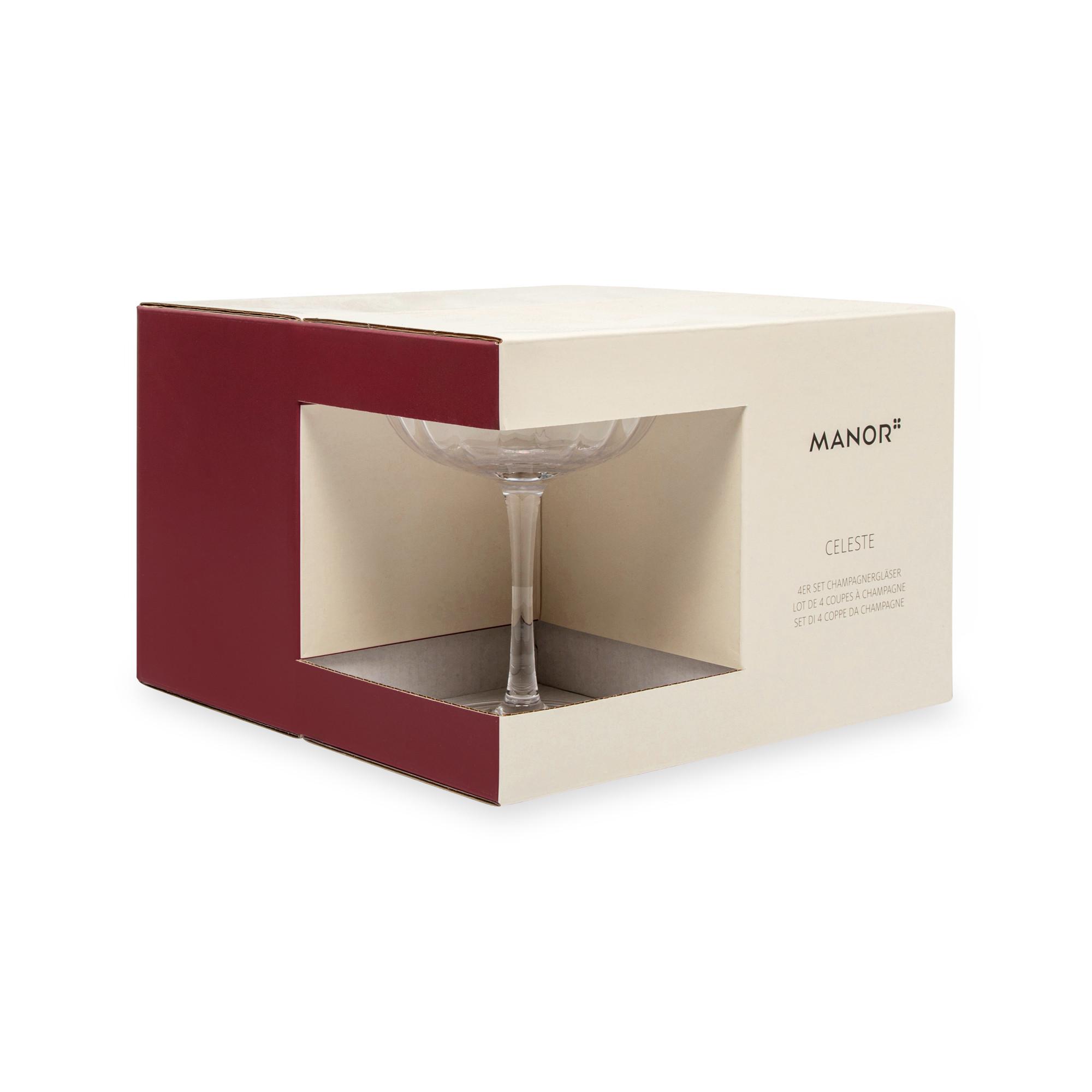 Manor Champagnerglas, 4 Stück Celeste