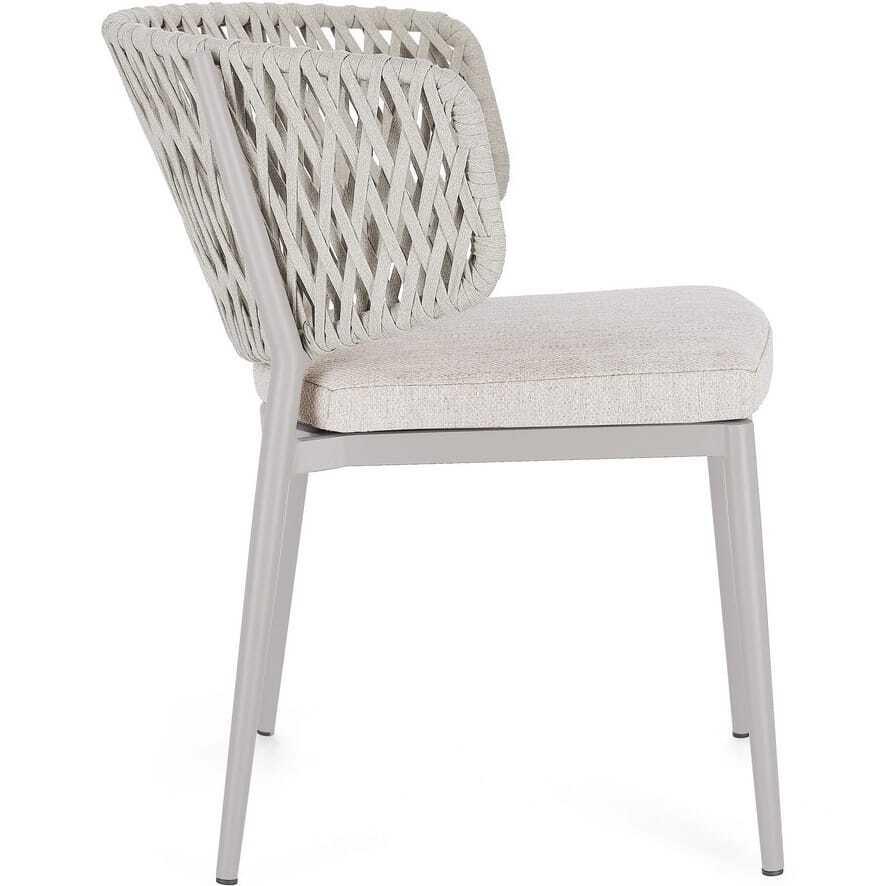 mutoni lifestyle Gartenstuhl Noella hellgrau