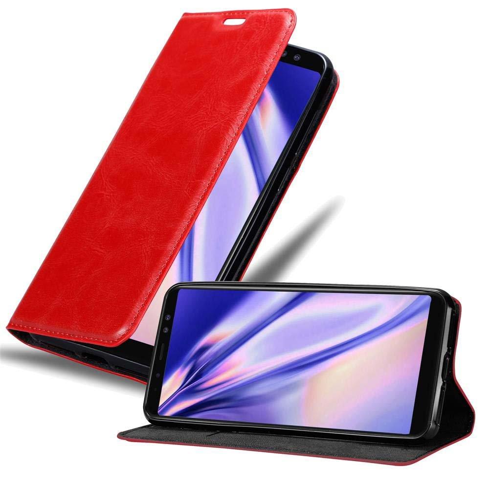 Cadorabo Hülle für Samsung Galaxy A6 2018 Magnetverschluss, Kartenfach