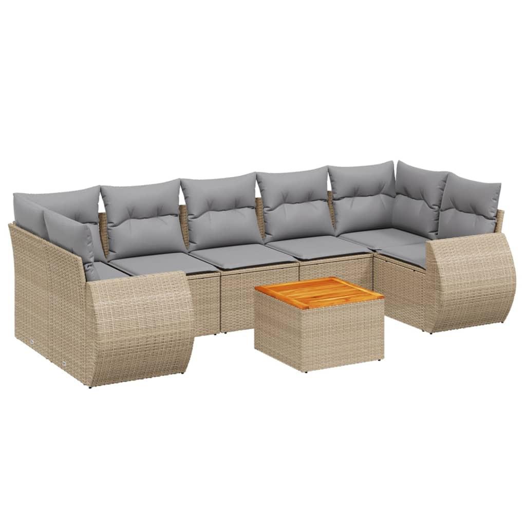 VidaXL Garten sofagarnitur poly-rattan