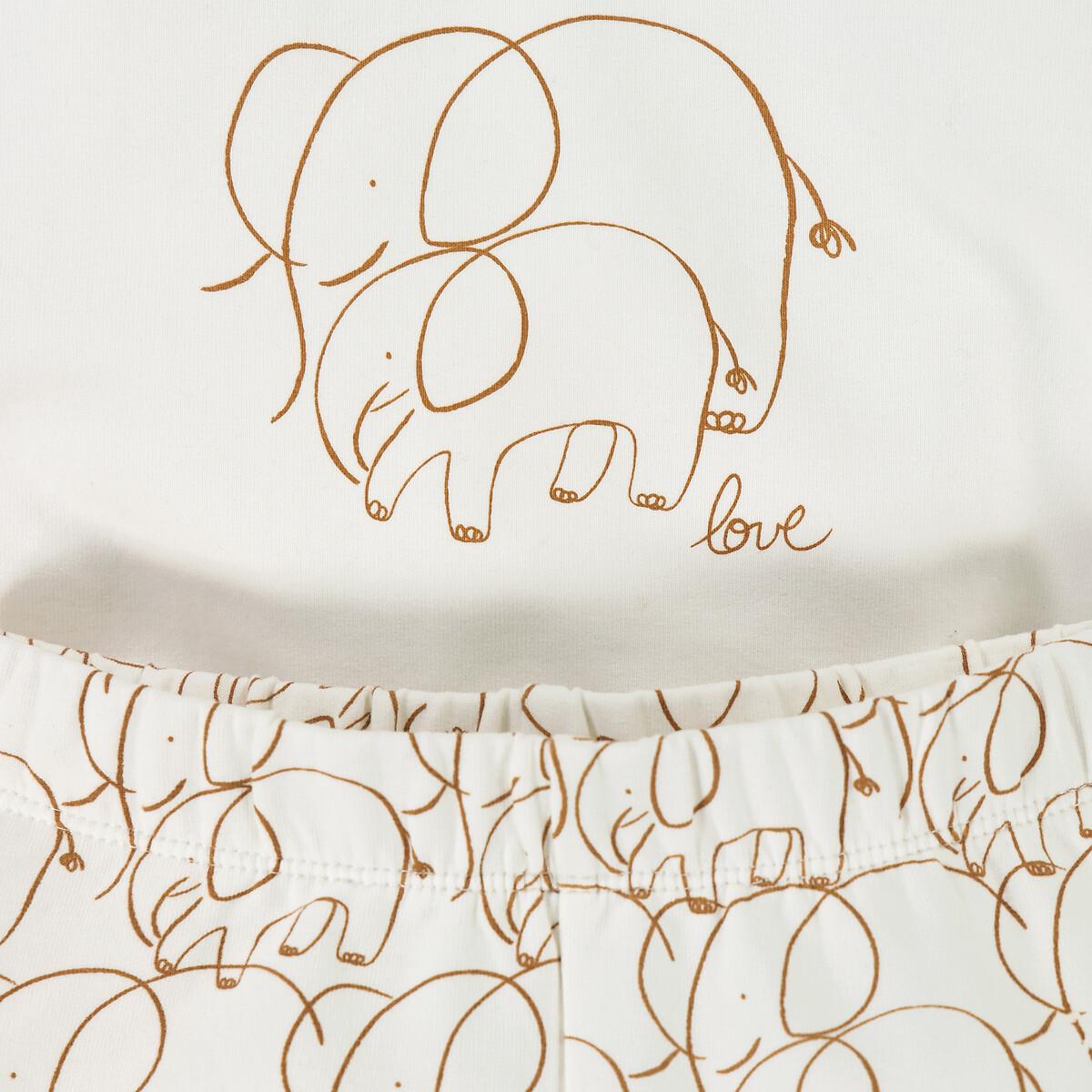La Redoute Collections Baby-Set aus Sweatshirt & Jogginghose