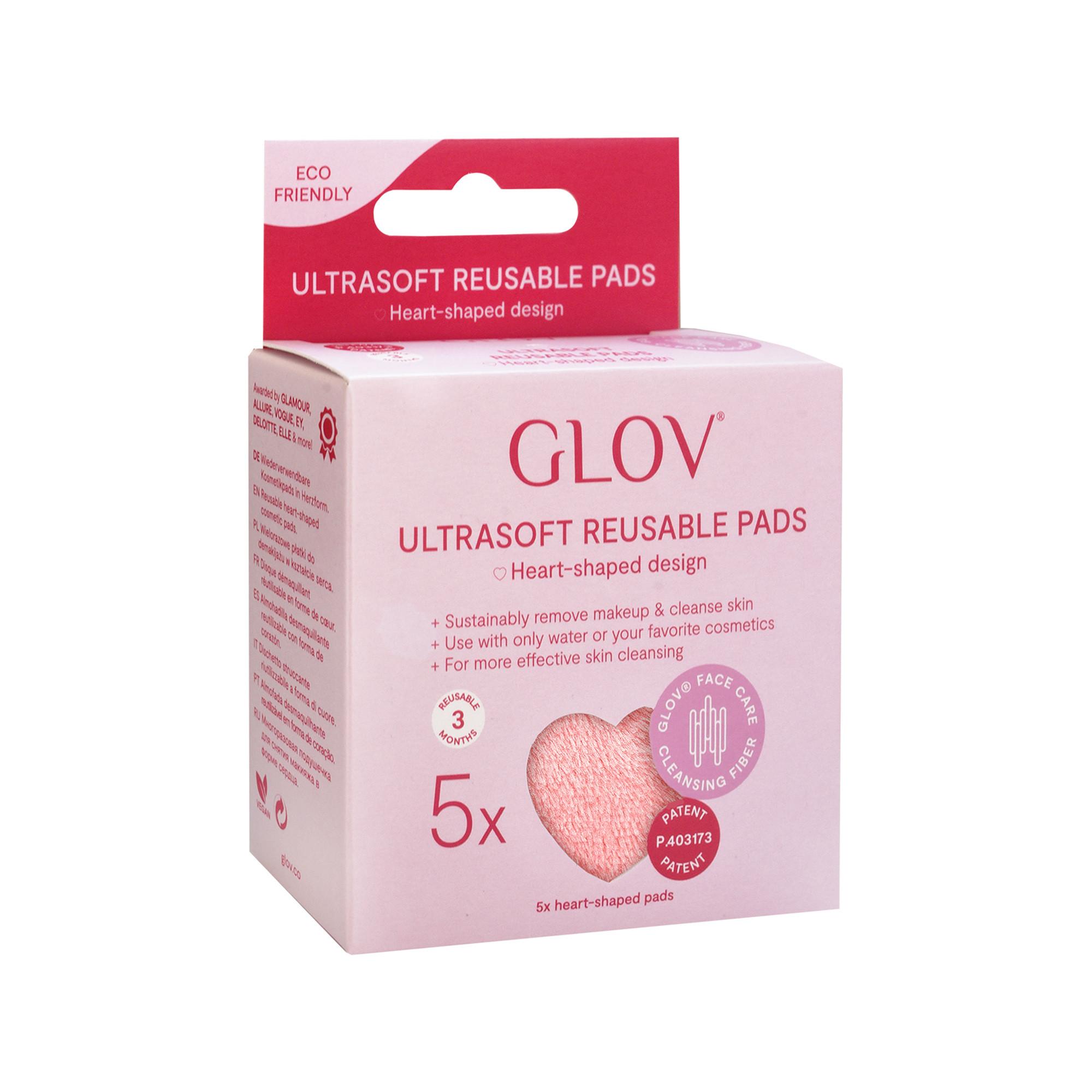 GLOV Glov Heart Shape Reusable Pads Wiederverwendbare Kosmetikpads in Herzform