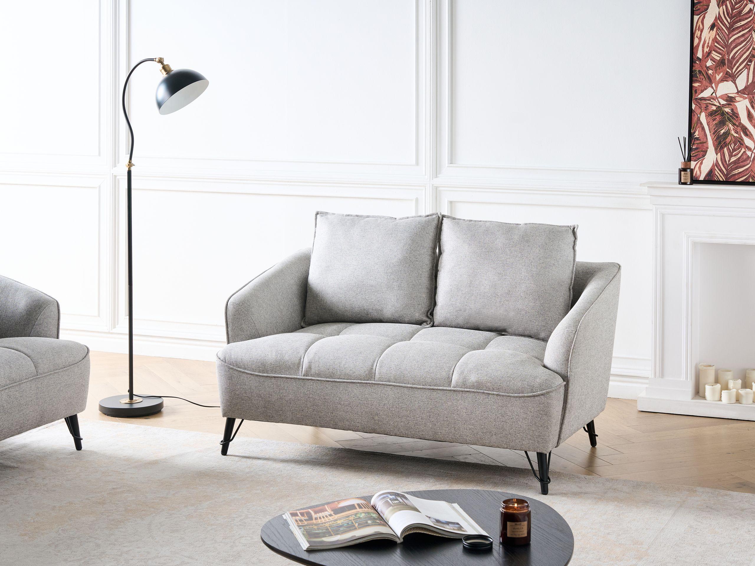 Beliani 2 Sitzer Sofa aus Polyester Modern HOBRO