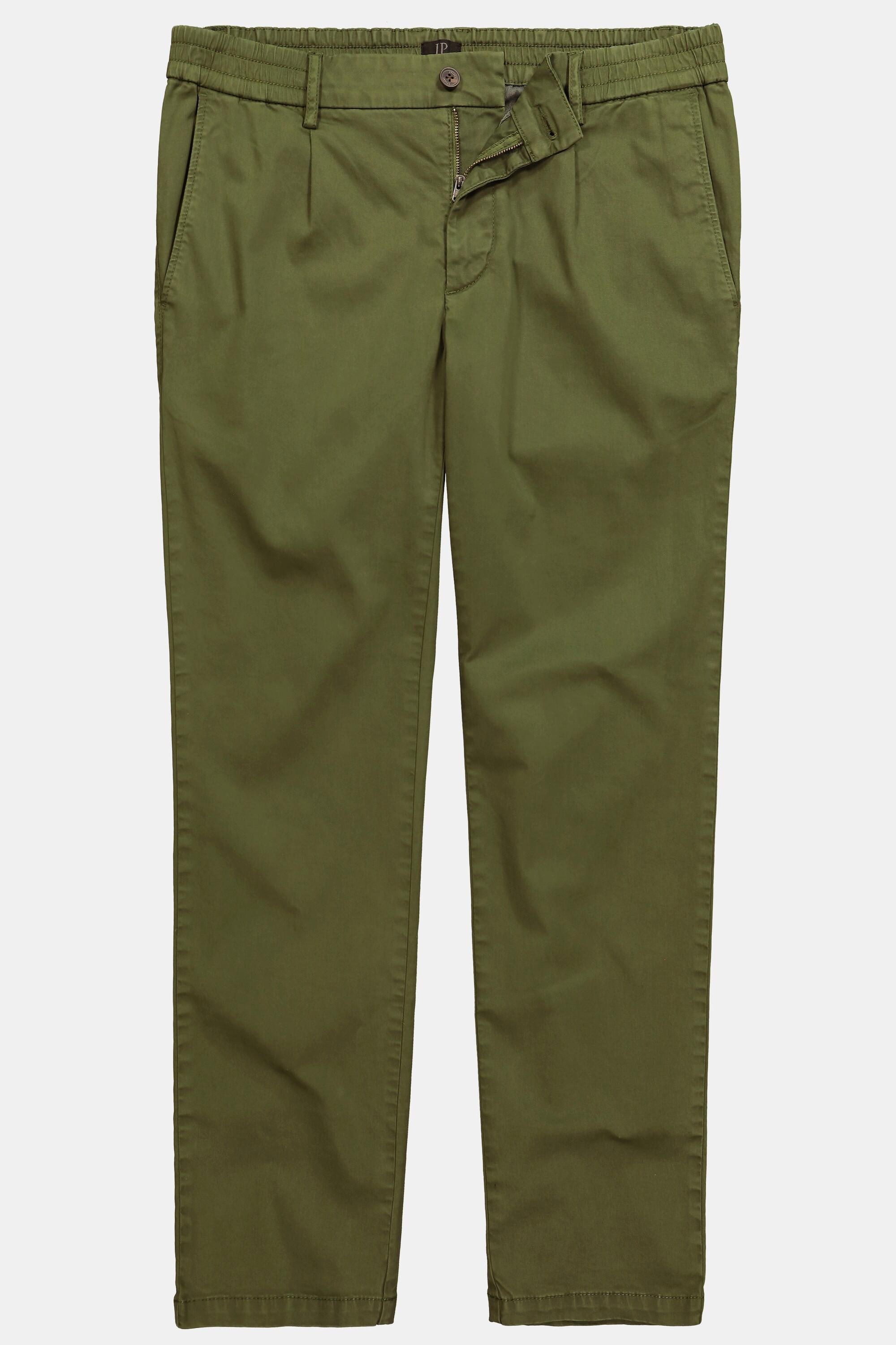 JP1880 Chino FLEXNAMIC Modern Straight Fit mit elastischem Bund und Bundfalte