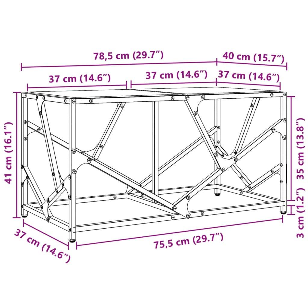 VidaXL Couchtisch holzwerkstoff