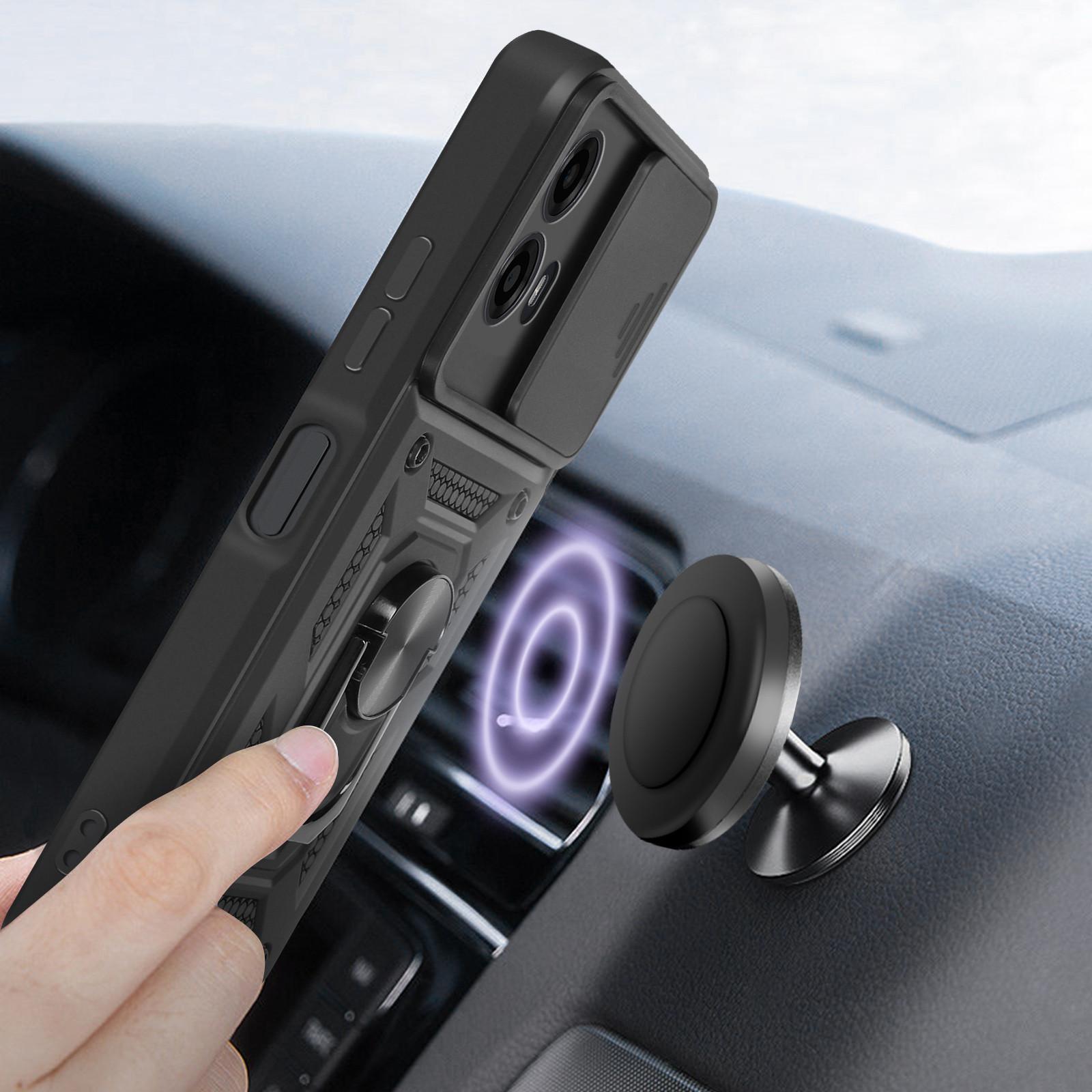 Avizar Ringhülle Motorola Moto G34 Schwarz