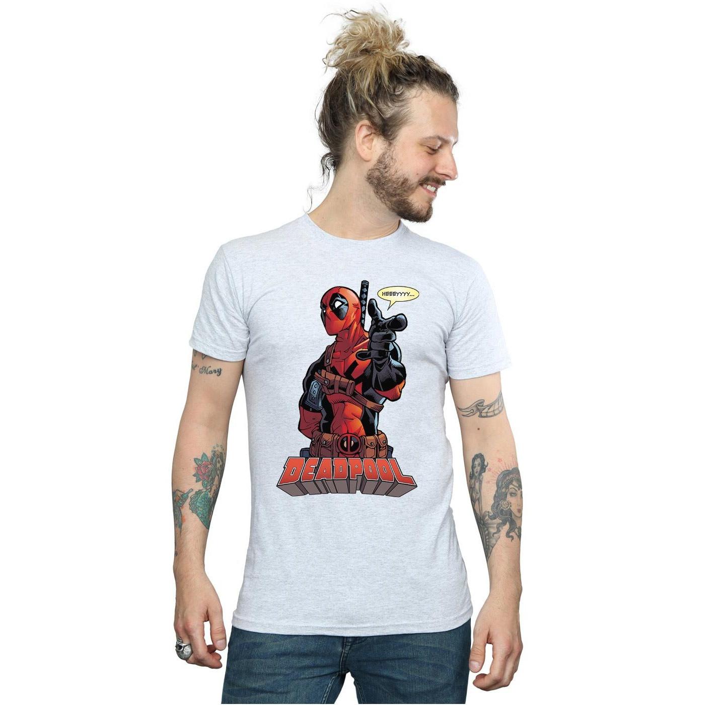 Deadpool Logo Print T-Shirt