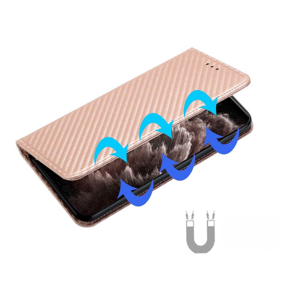 Cover-Discount Galaxy S23 FE - Carbon Look Flip Case