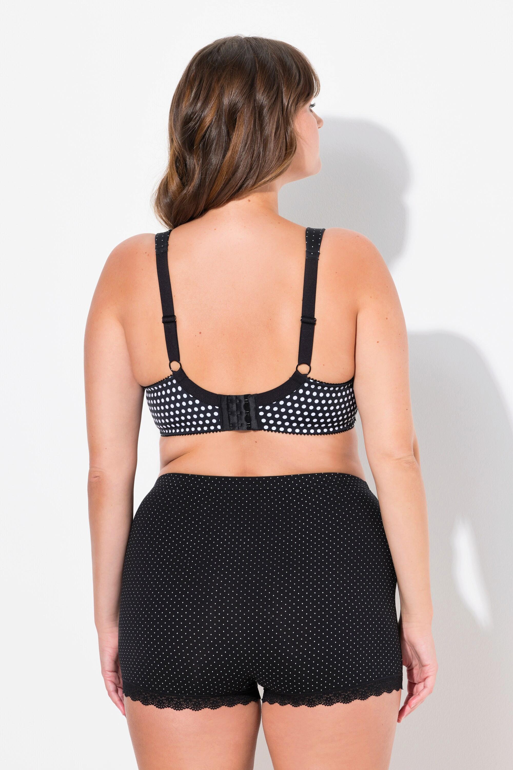 Ulla Popken Bügel-BH, Punkte, Softcups, Cup B - F