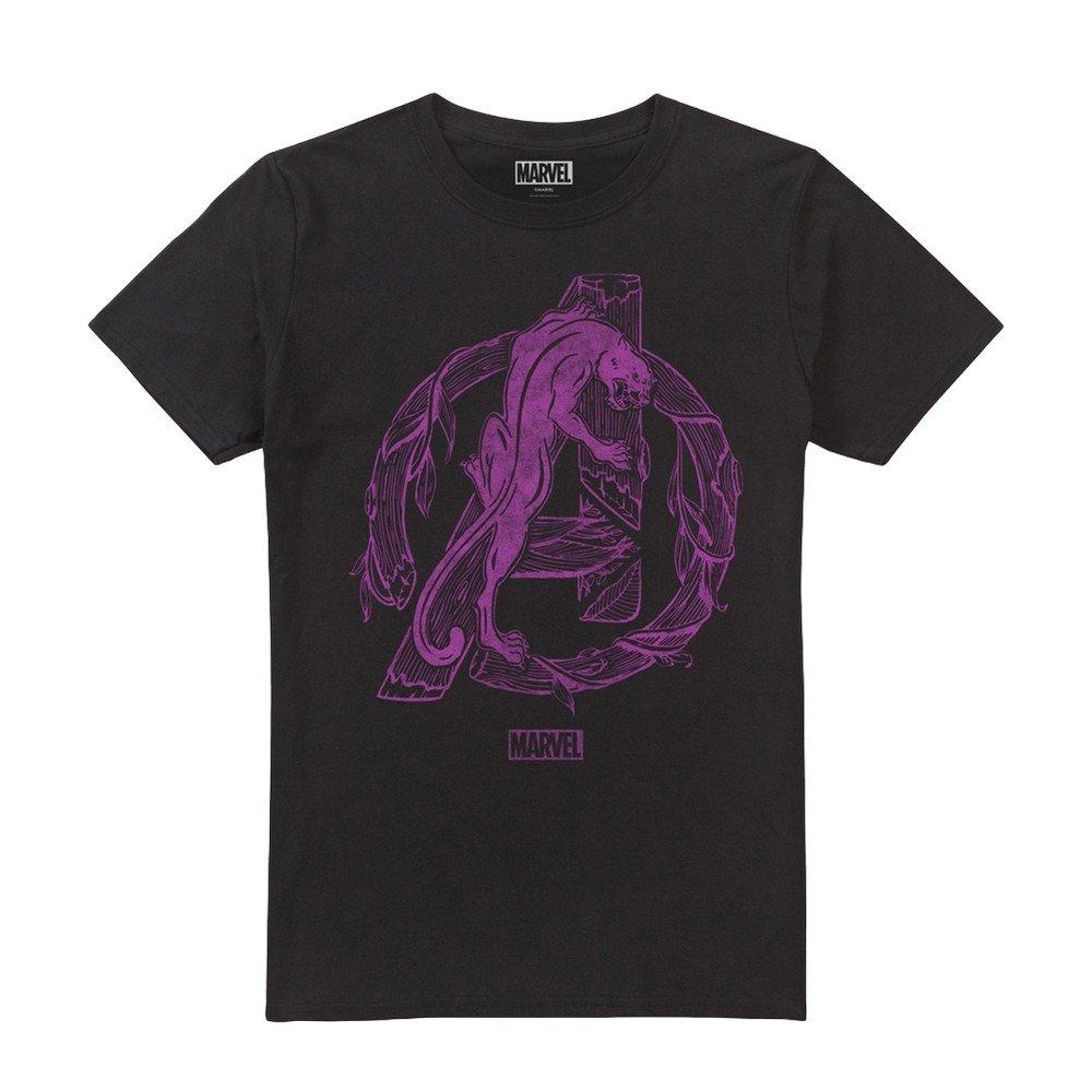 Black Panther Black Panther T-Shirt mit Aufdruck