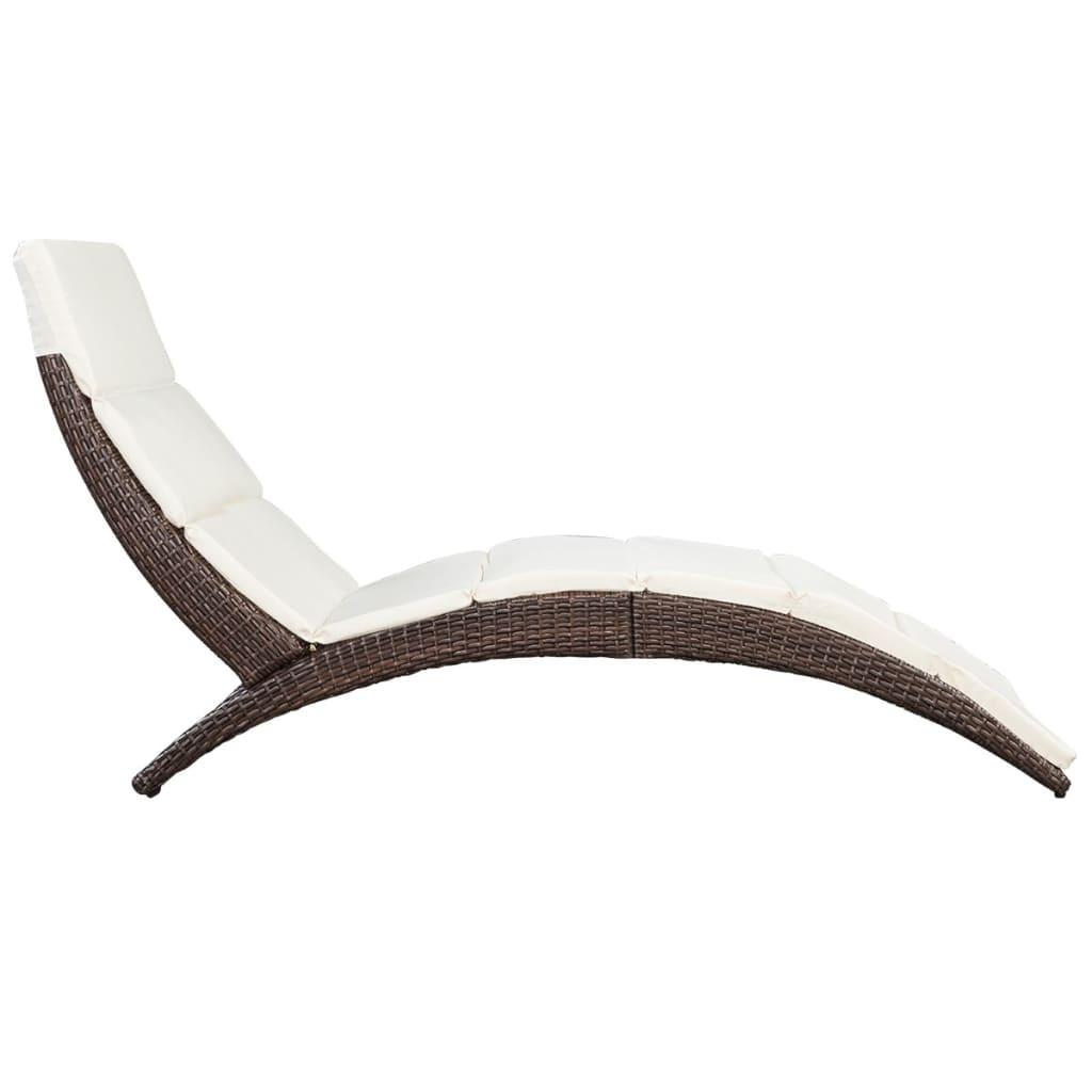 VidaXL Sonnenliege poly-rattan