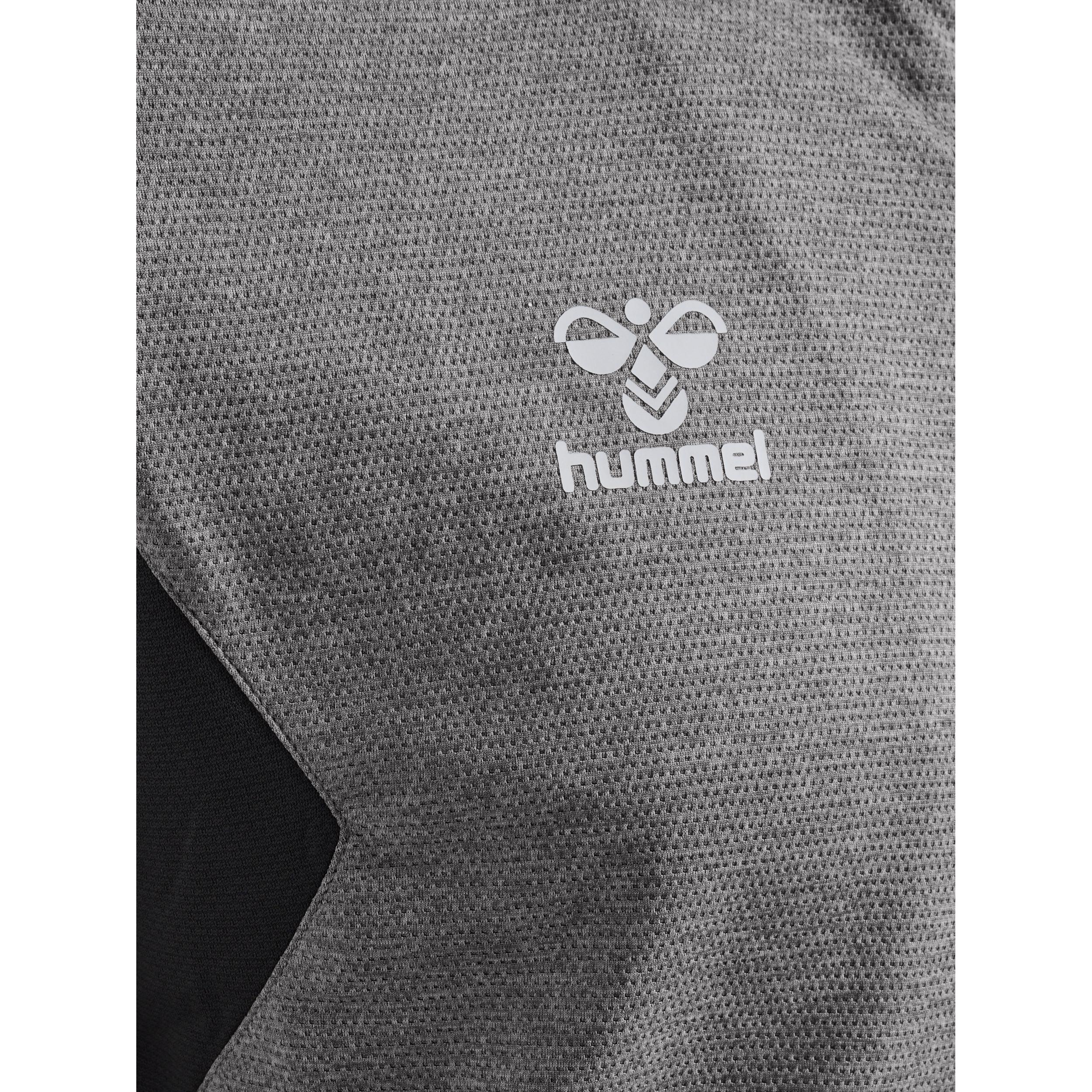Hummel sweatjacke mit reißverschluss aus polyester authentic
