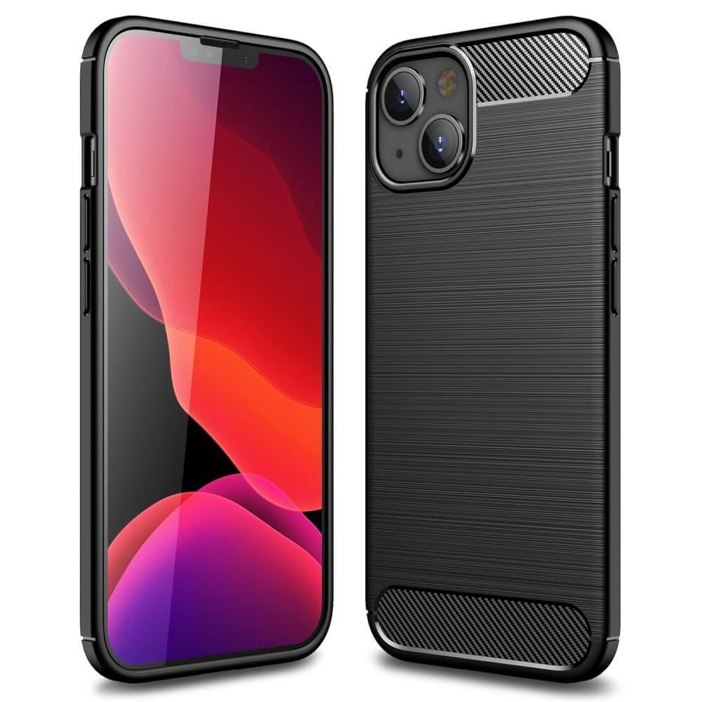 Cover-Discount iPhone 14 Plus - Metall Carbon Look Hülle