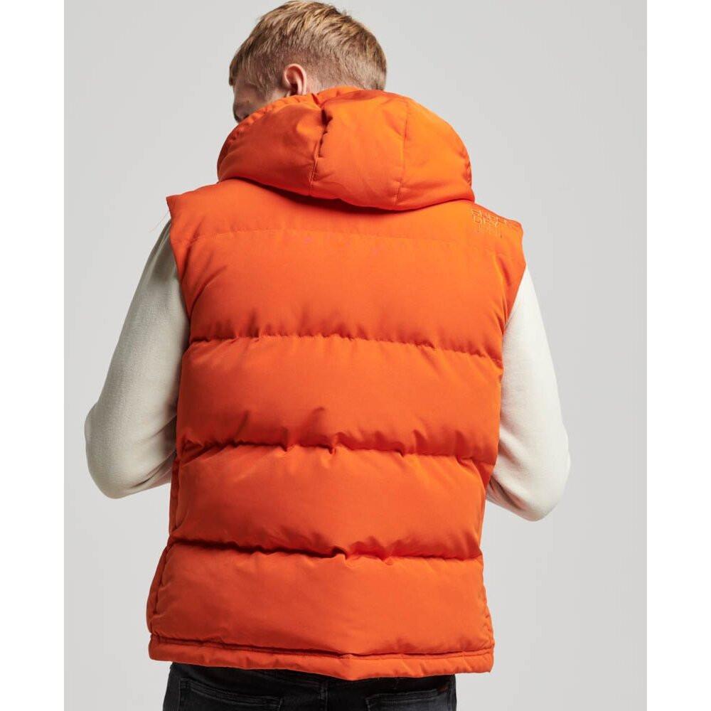 Superdry daunenweste it kapuze everest