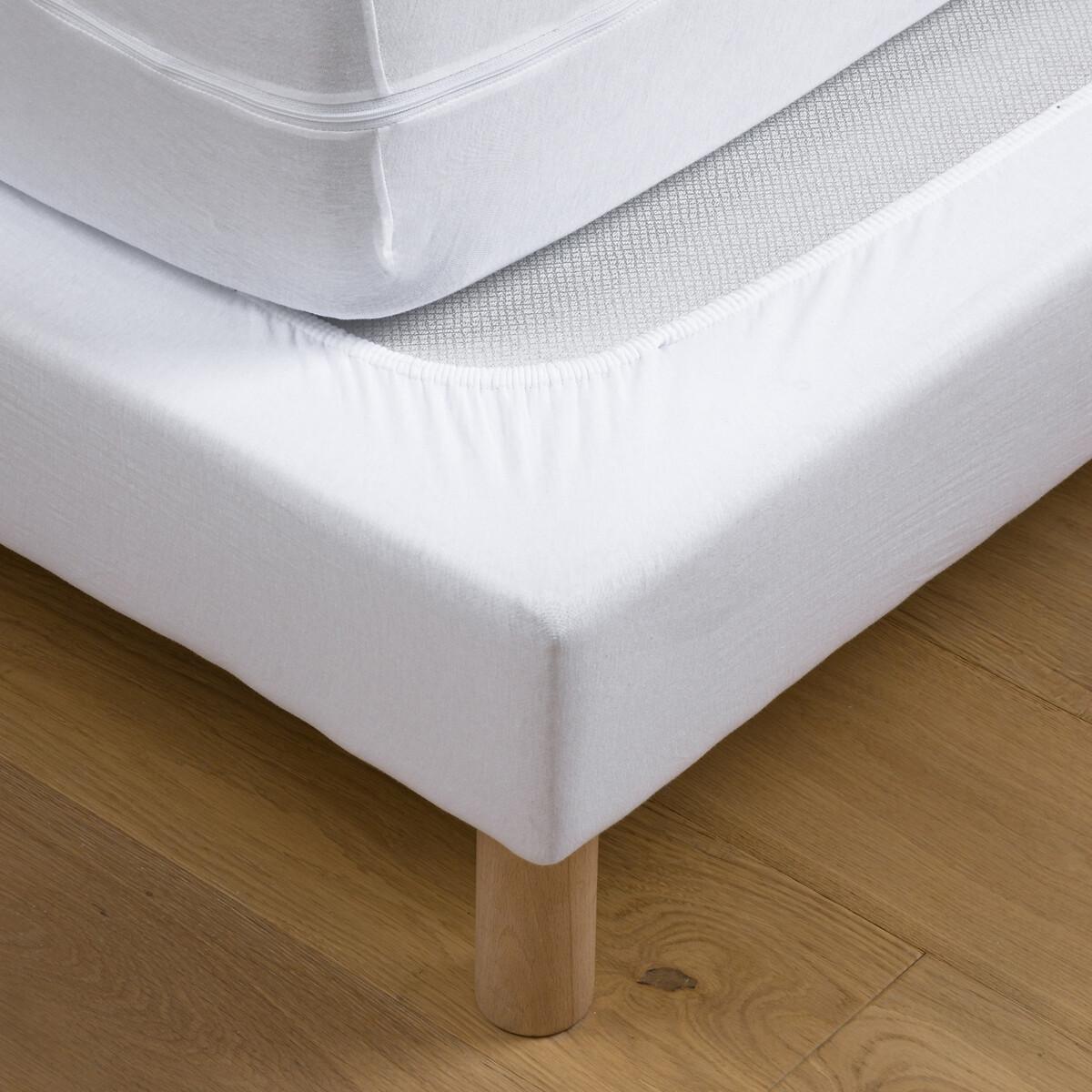 La Redoute Intérieurs Bettvolant Jersey 100 % milbendichte Baumwolle H30cm