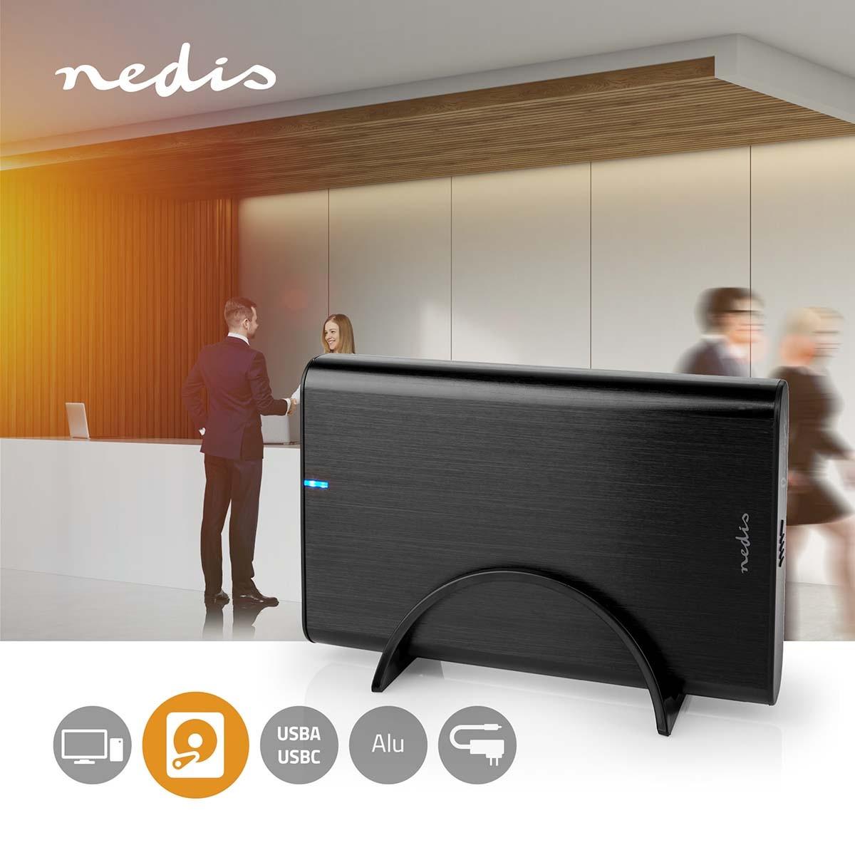 Nedis Festplattengehäuse | 3,5