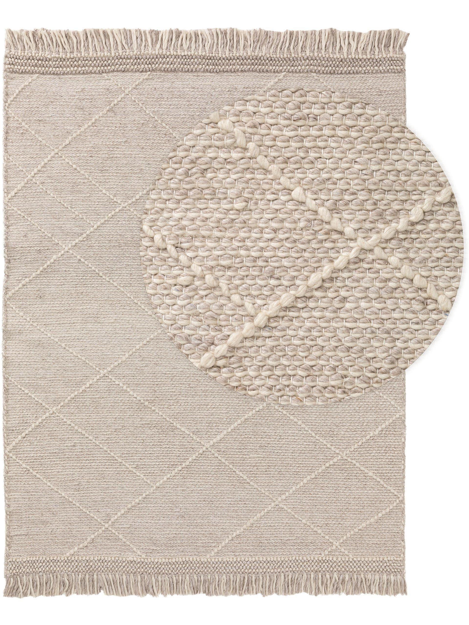 Benuta Wollteppich Daphne Beige