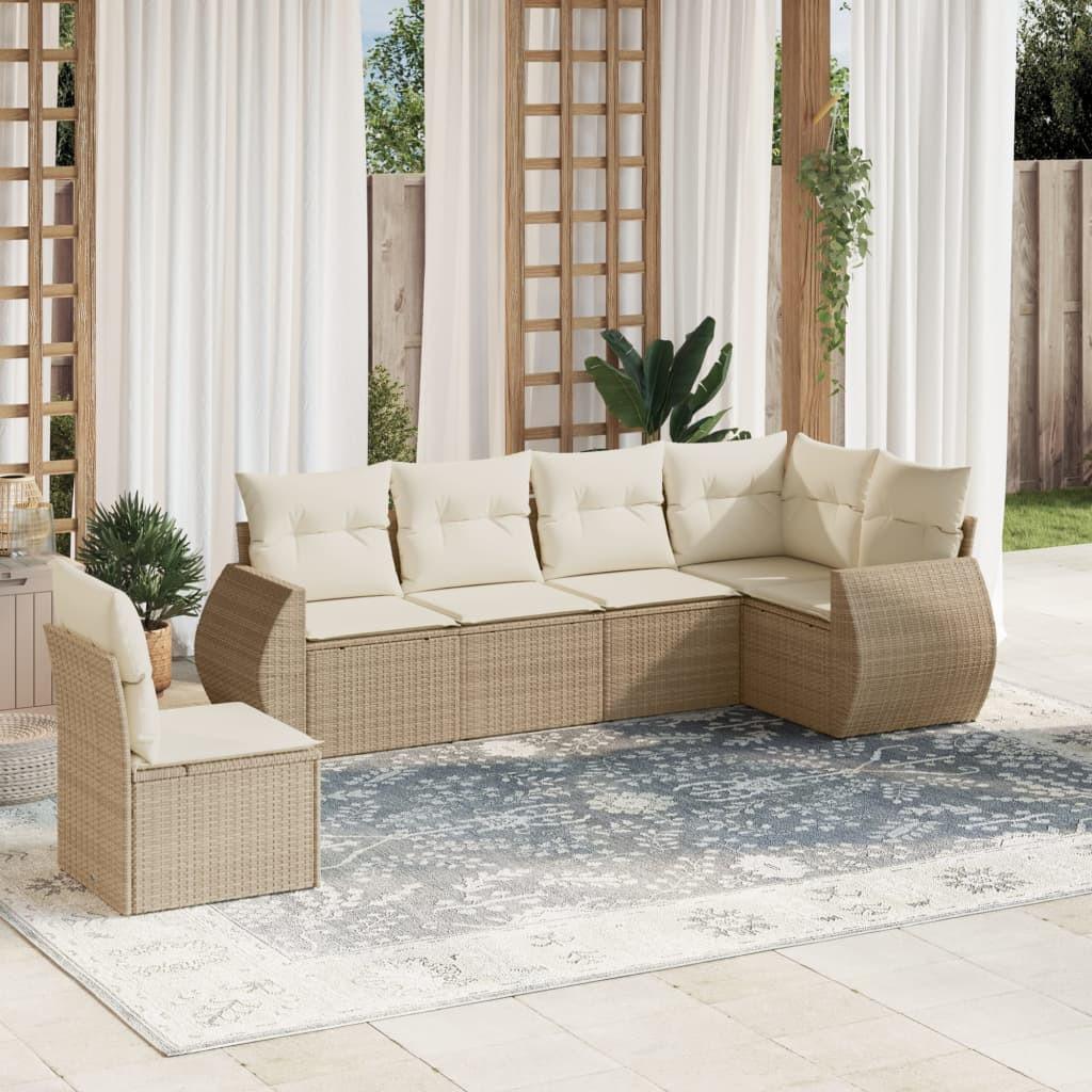 VidaXL Garten sofagarnitur poly-rattan