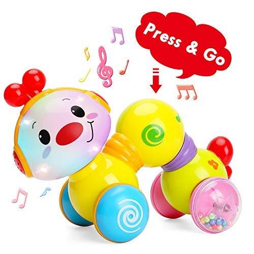 Activity-board Babyspielzeug, Kleinkind Musical Crawling Caterpillar Toy