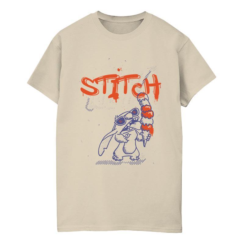 Disney Stitch Grafikdruck T-Shirt