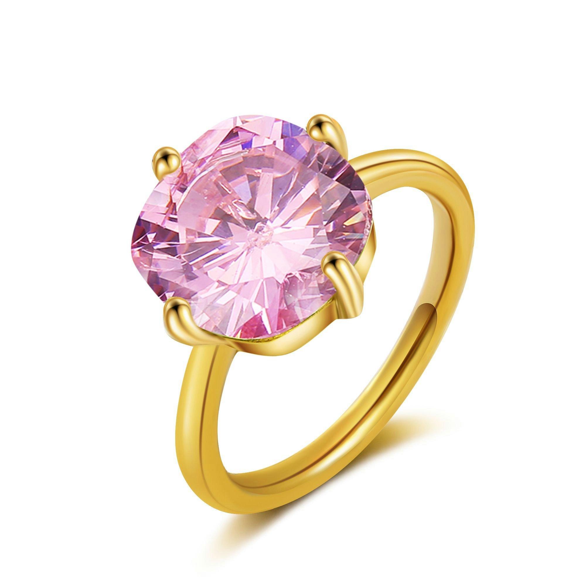 AILORIA ÉGLANTINE Ring Rosa Quarz