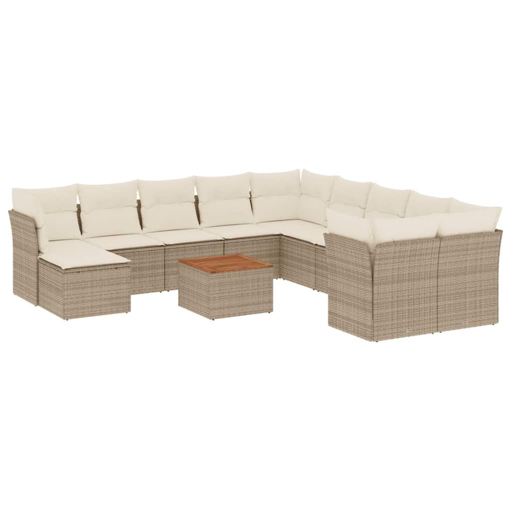 VidaXL Garten sofagarnitur poly-rattan