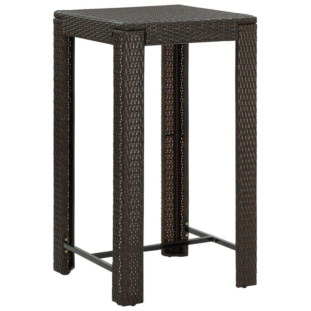 VidaXL Bar-set poly-rattan